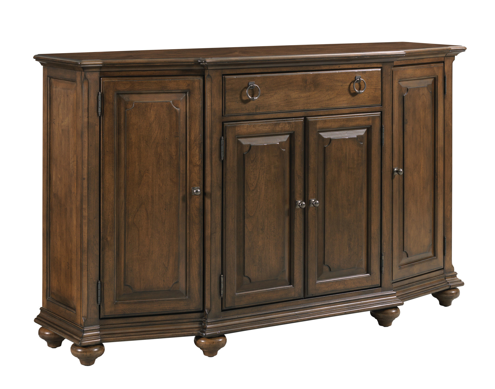 Commonwealth Byron/Higgins Round Wood Extendable Dining Room Set