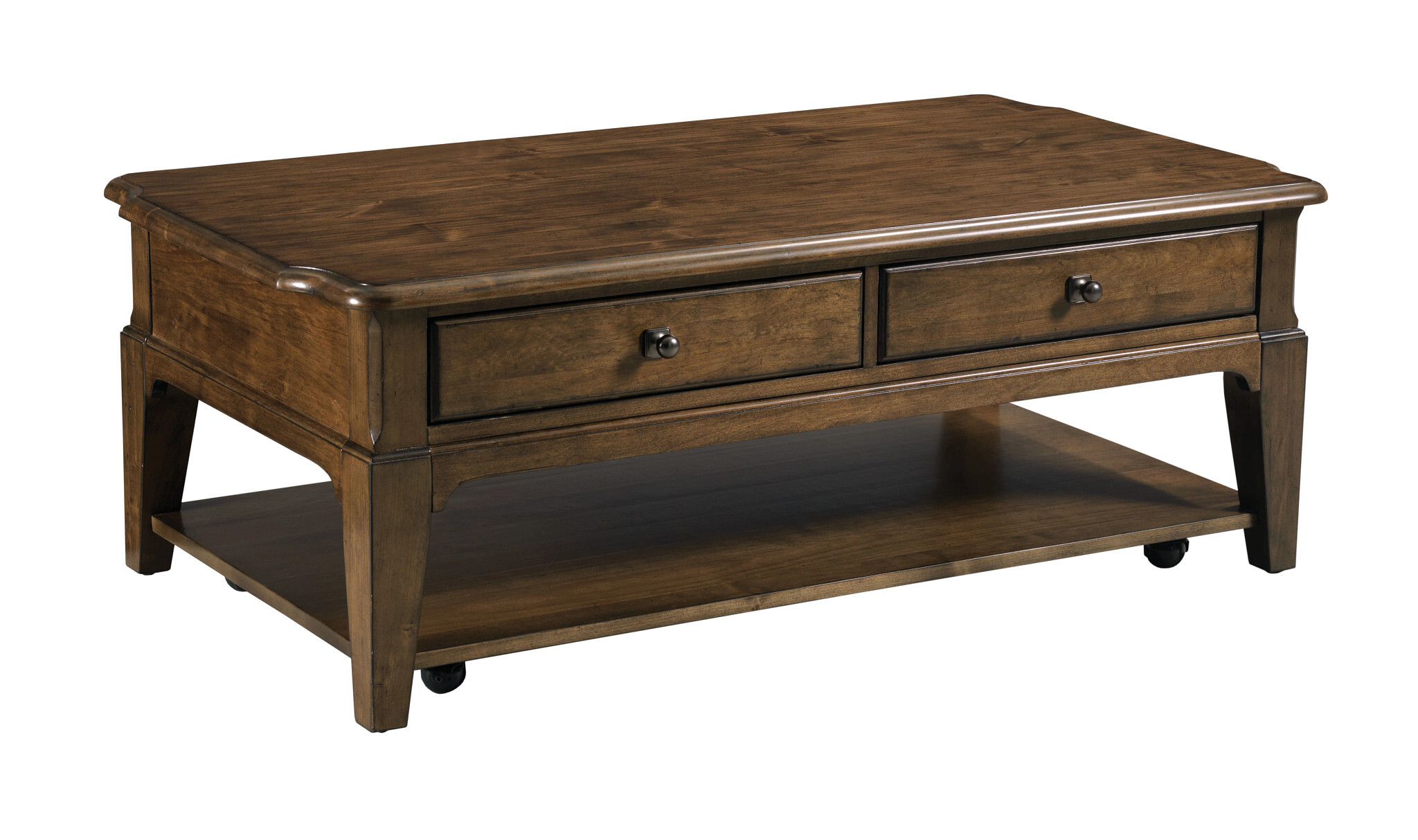 Commonwealth Washburn Rectangular Wood Coffee Table Set