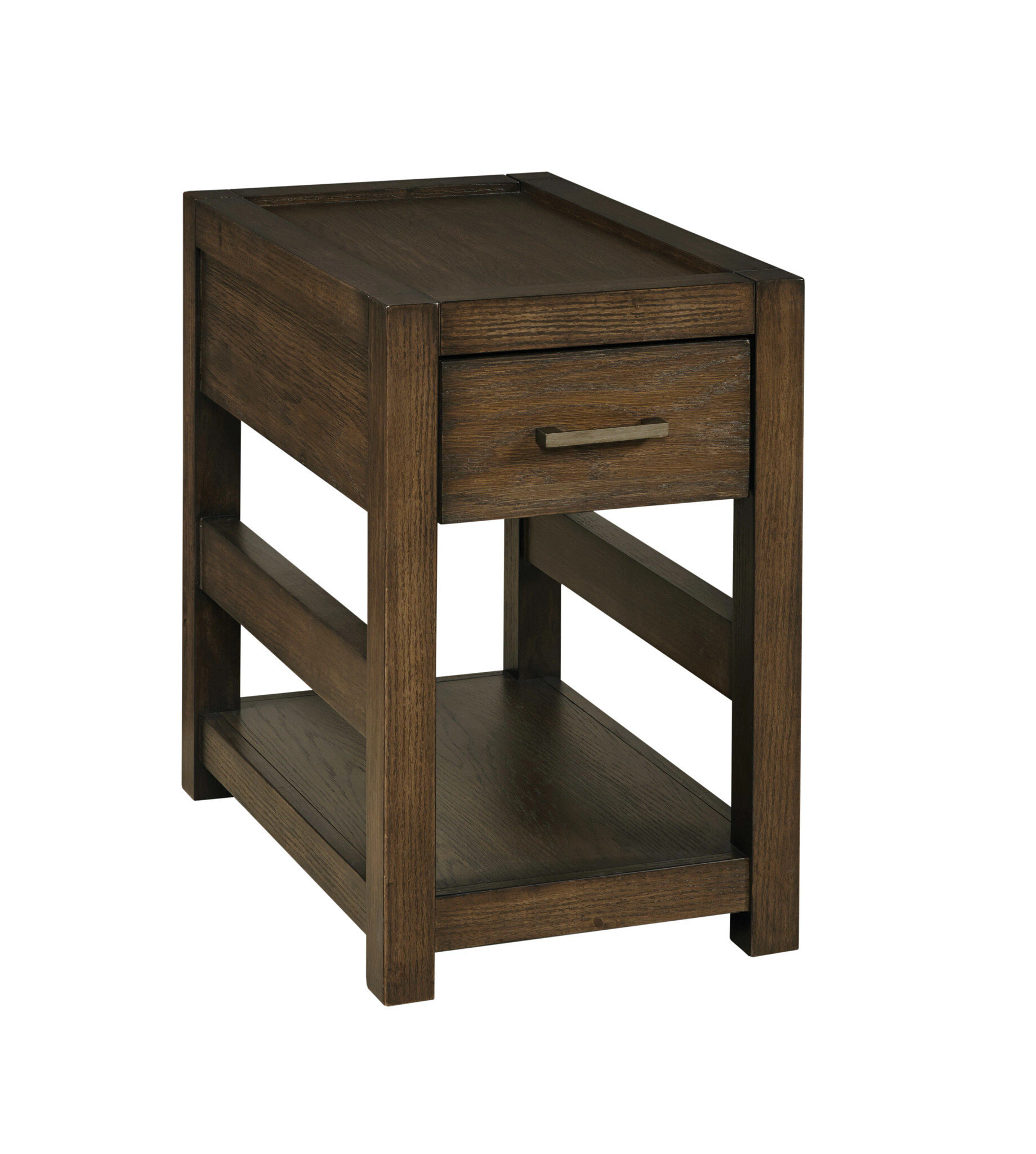Nyles Rectangular Drawer Chairside Table