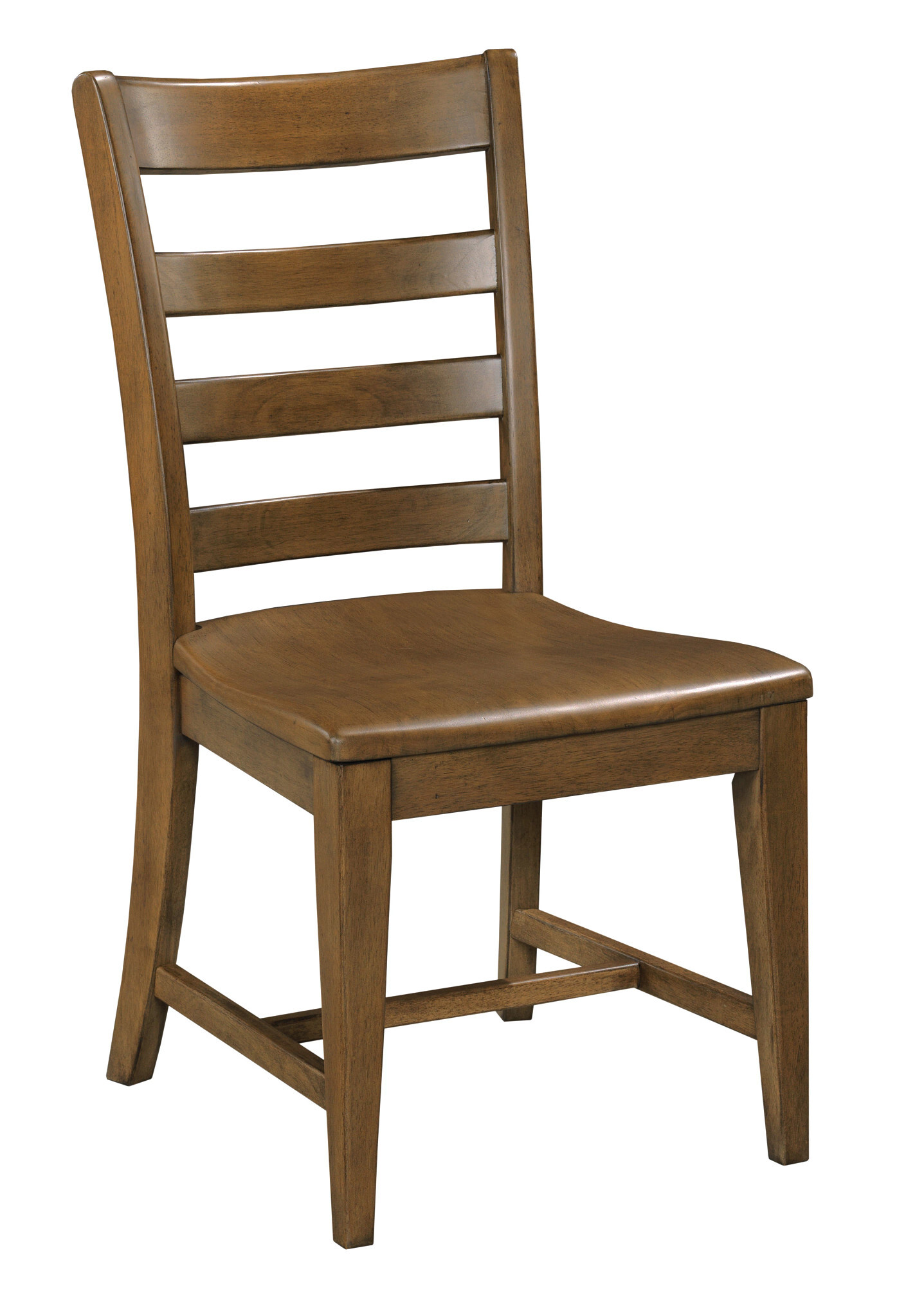 Kafe W54-inch Round Wood Quad Dining Room Set