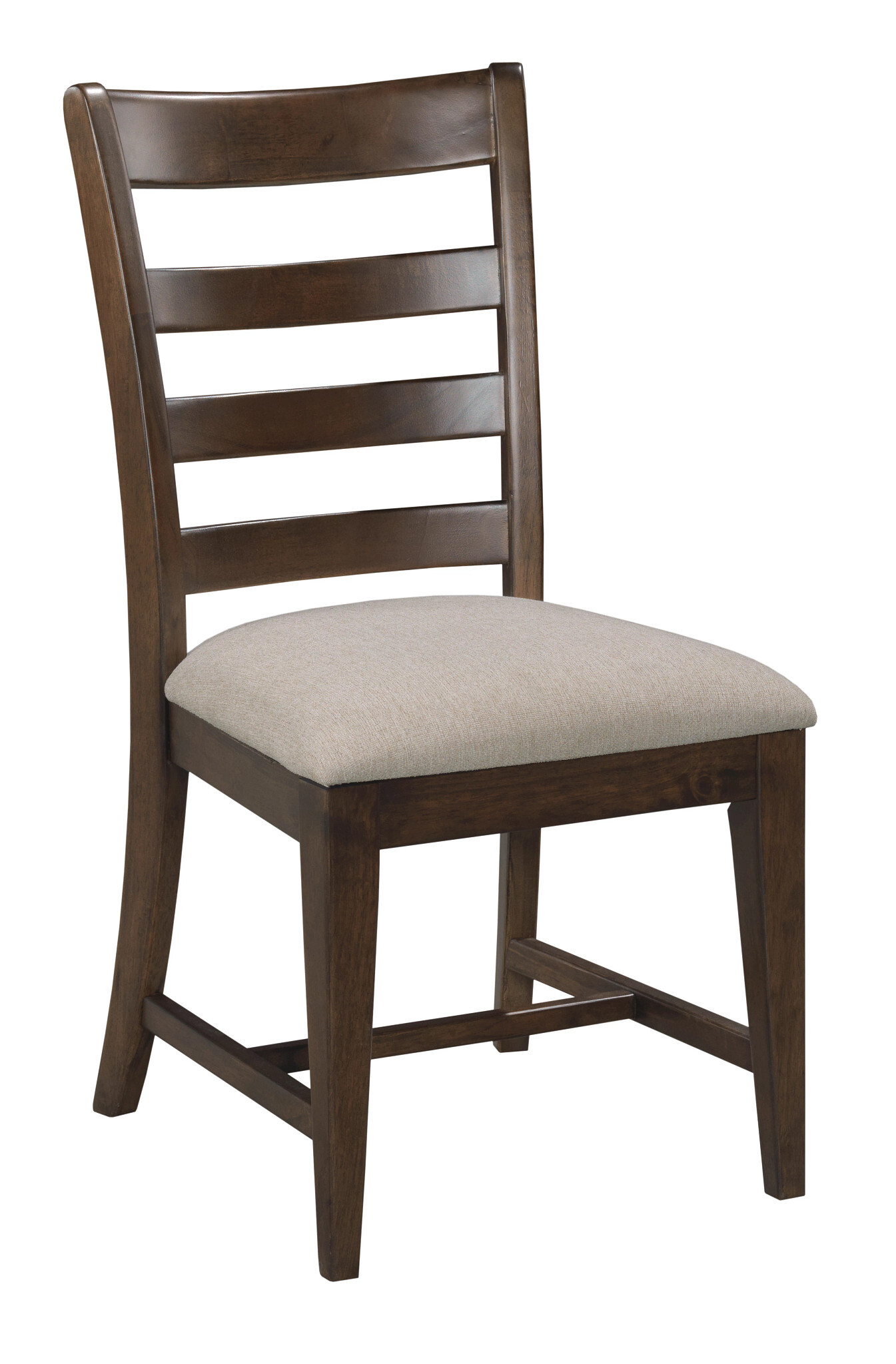 Kafe W54-inch Round Wood Quad Dining Room Set
