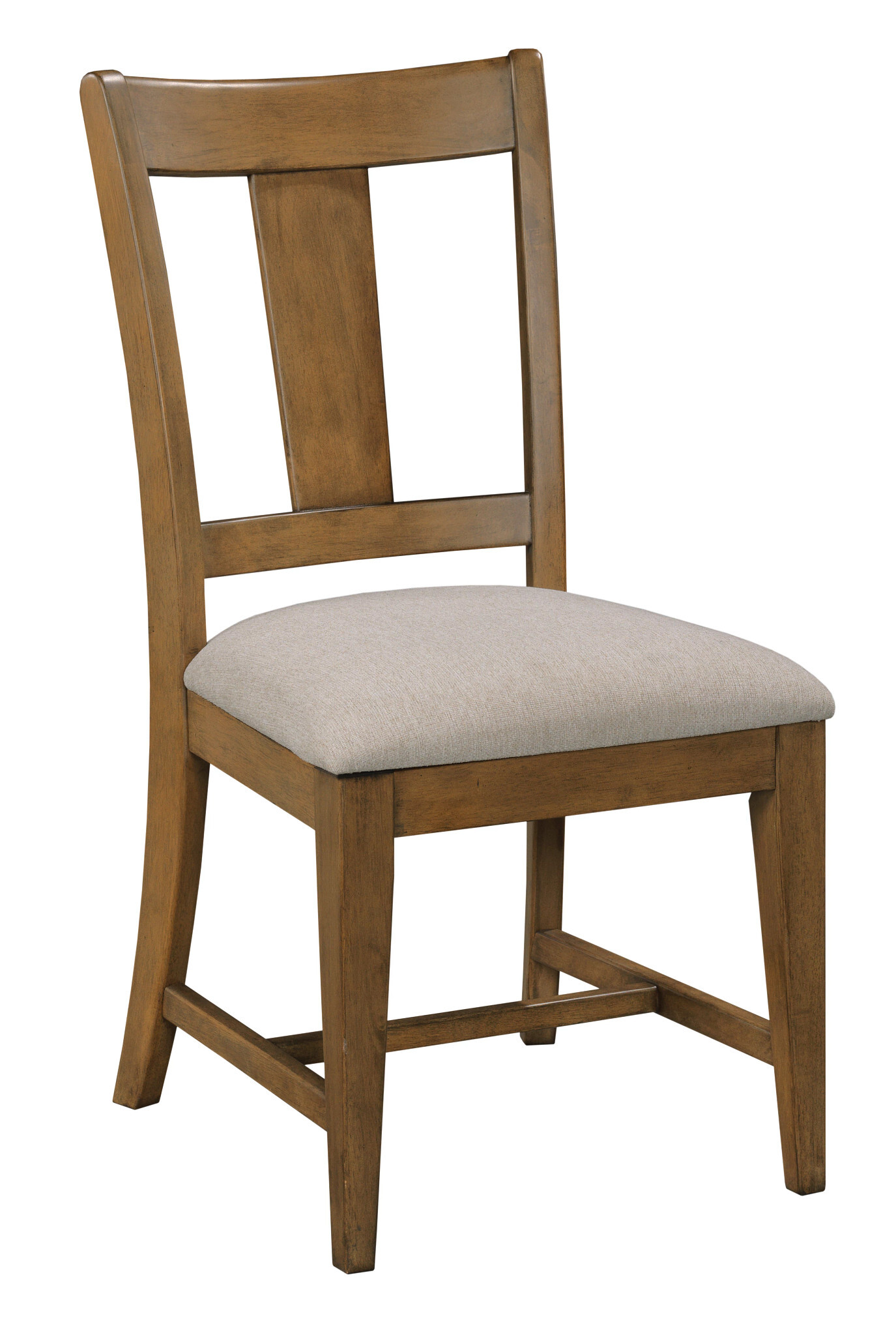 Kafe W54-inch Round Wood Quad Dining Room Set