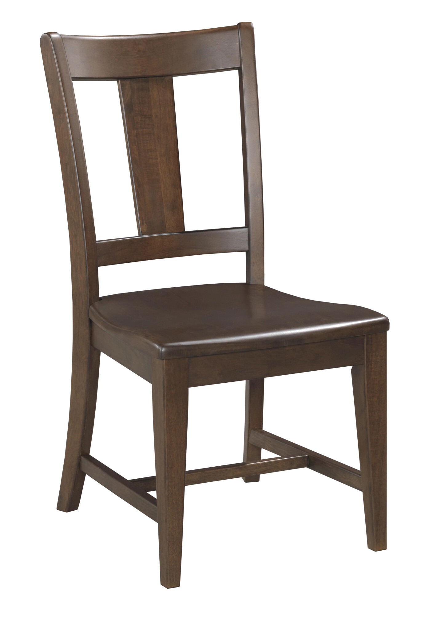 Kafe W54-inch Round Wood Quad Dining Room Set