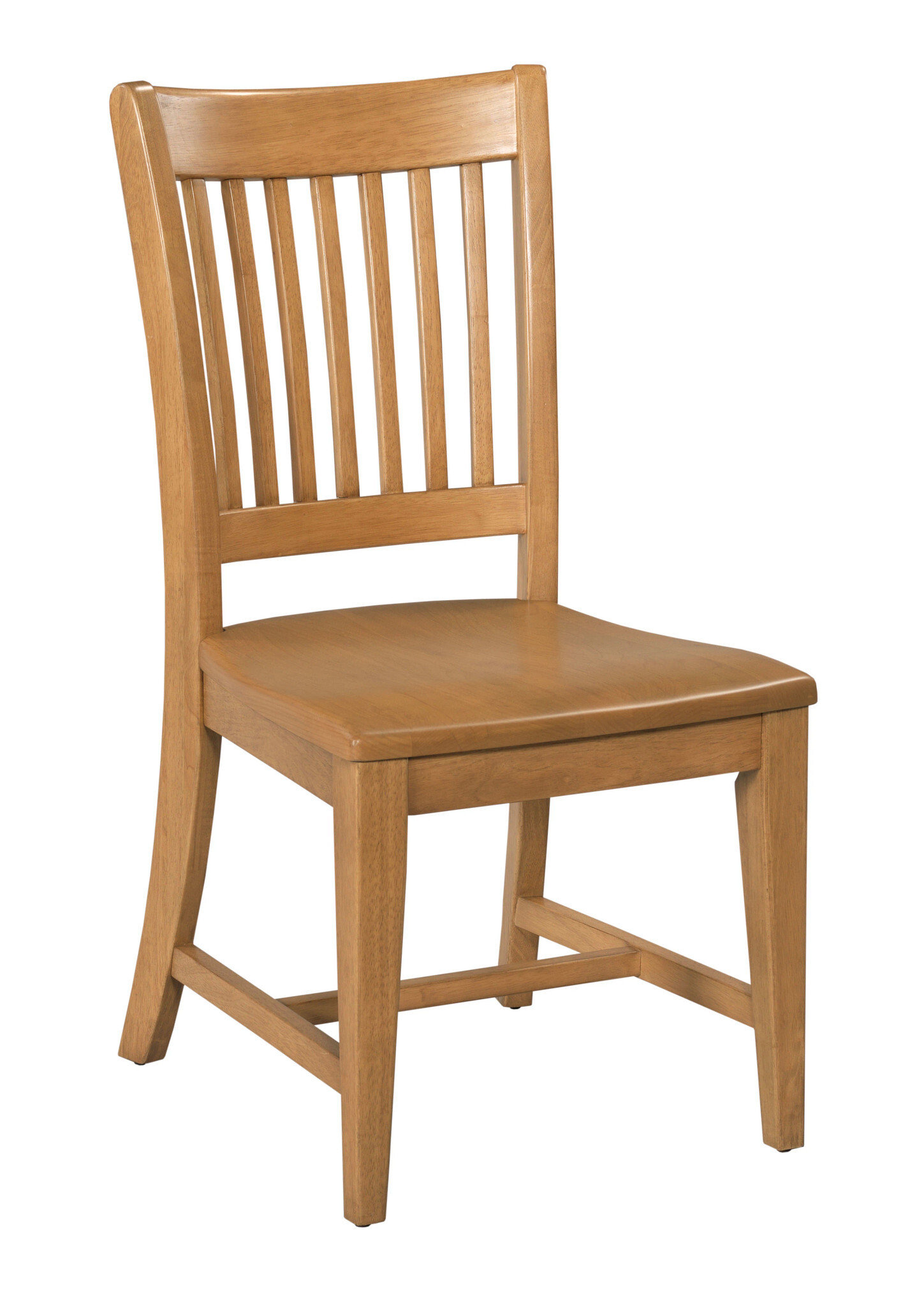 Kafe Rake Wood/Fabric Back Chair