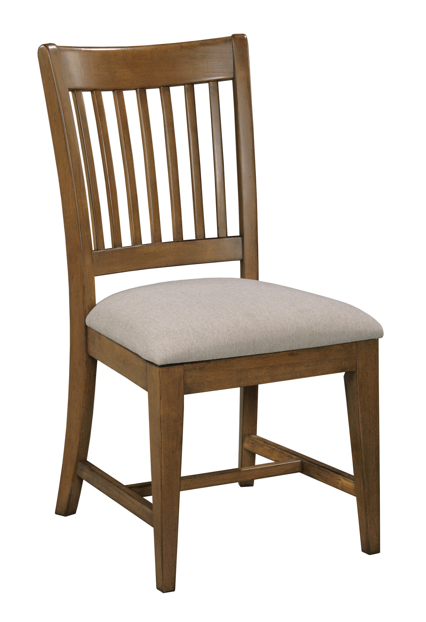 Kafe Rake Wood/Fabric Back Chair