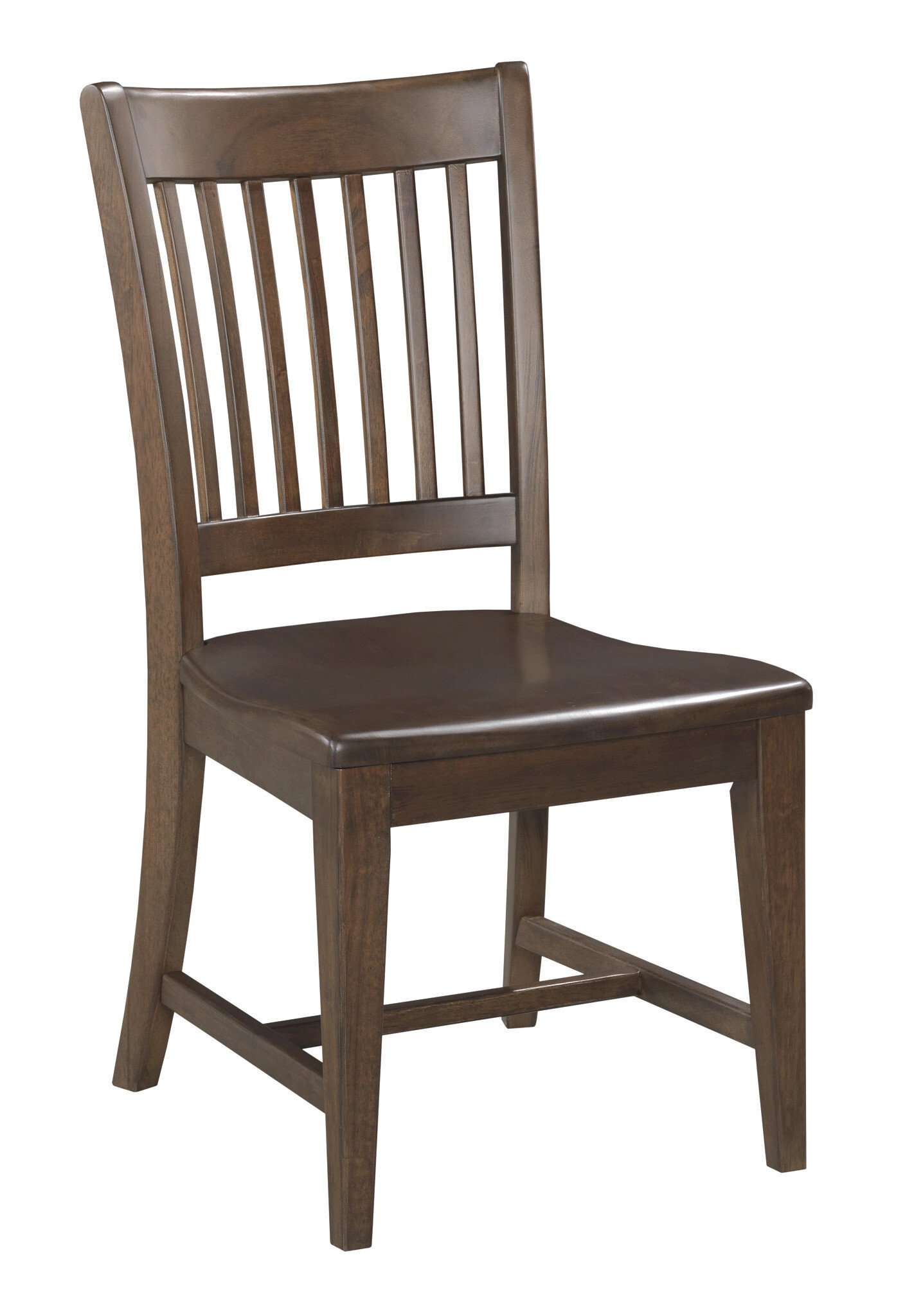 Kafe Rake Wood/Fabric Back Chair