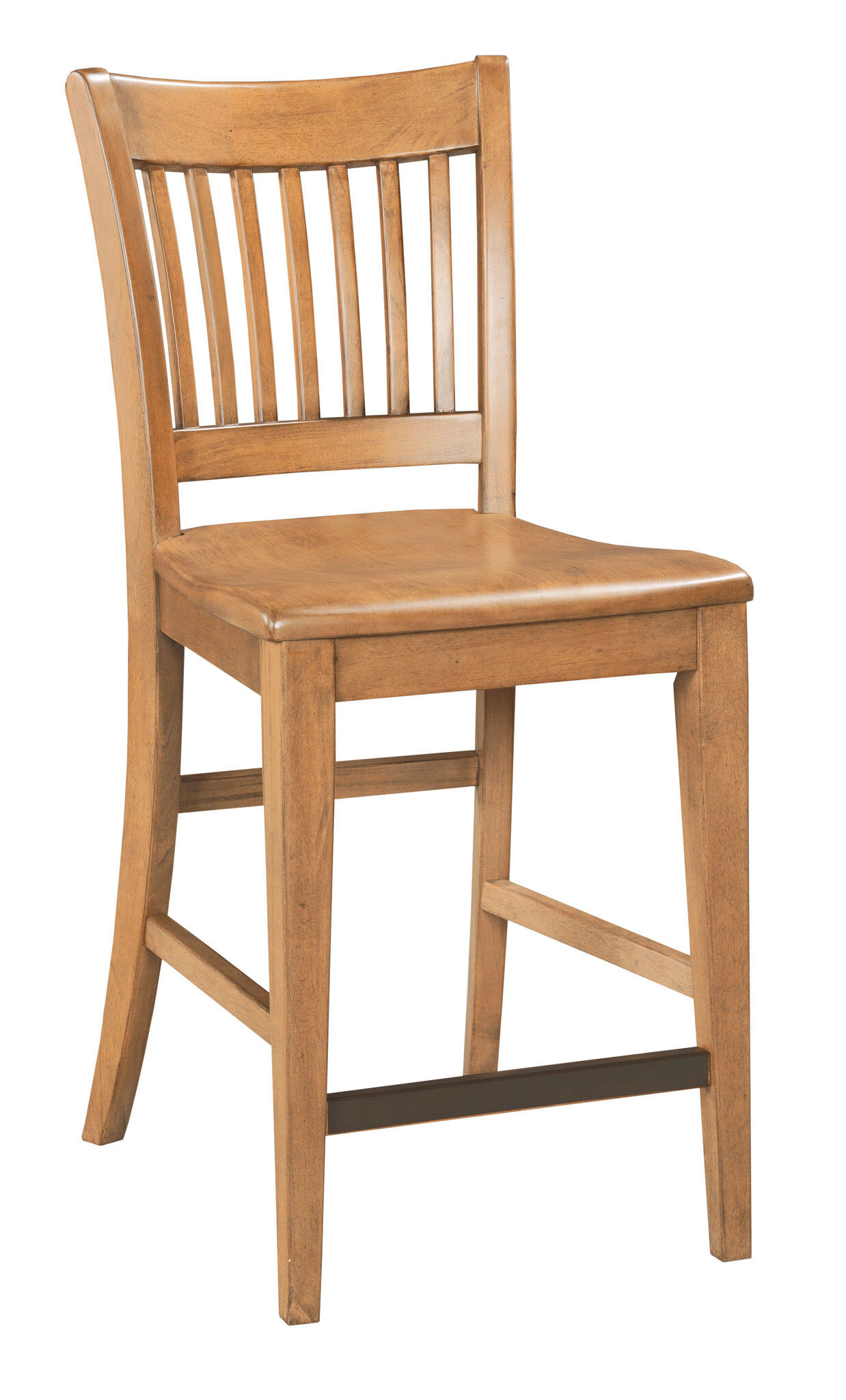 Kafe Tall Rake Wood/Fabric Back Chair