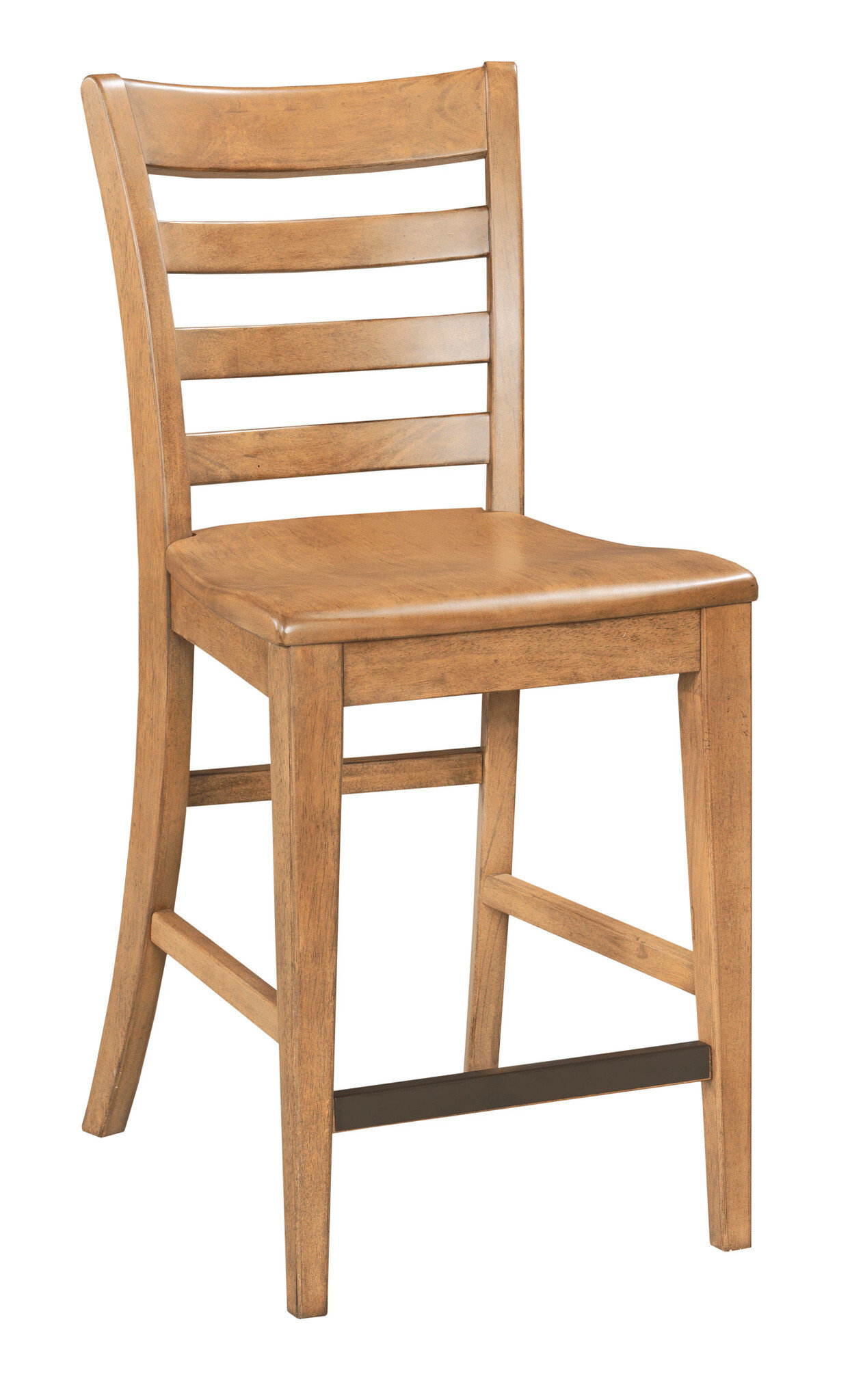 Kafe Tall Ladder Wood/Fabric Back Chair