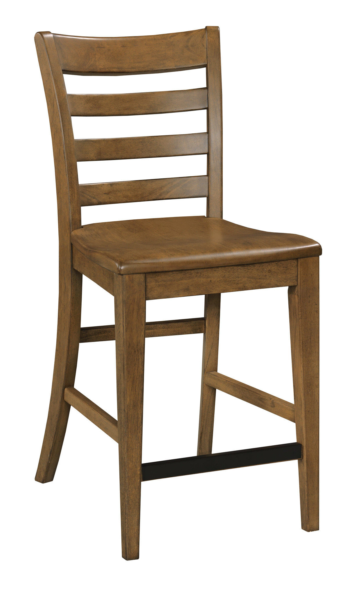 Kafe Tall Ladder Wood/Fabric Back Chair