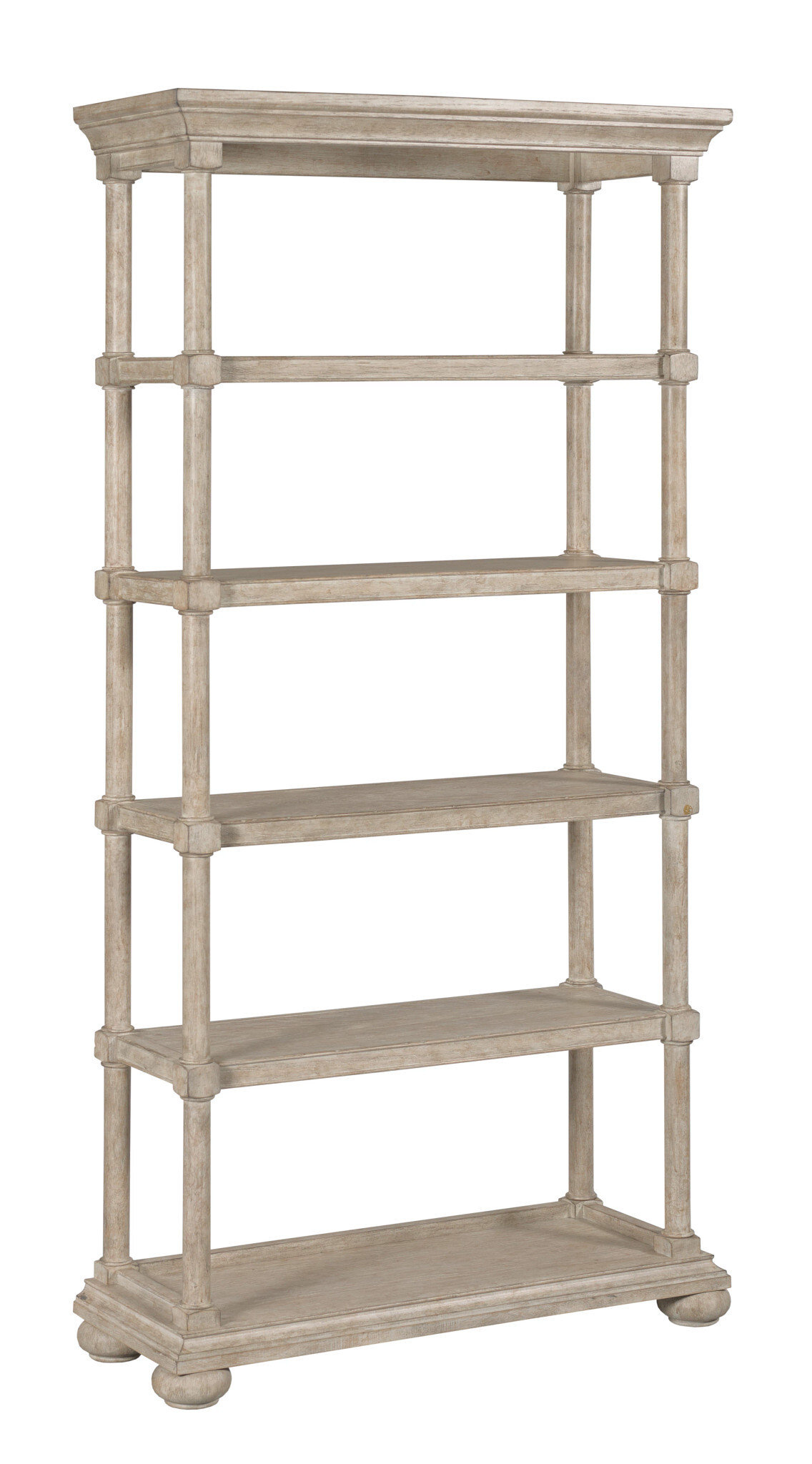 Cambric Ronde Wood Etegere