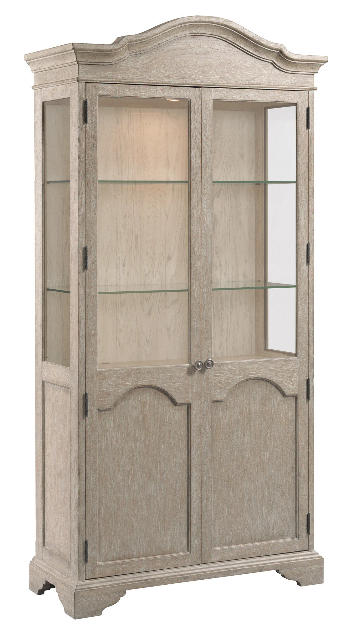 Cambric Glass/Wood Display Cabinet