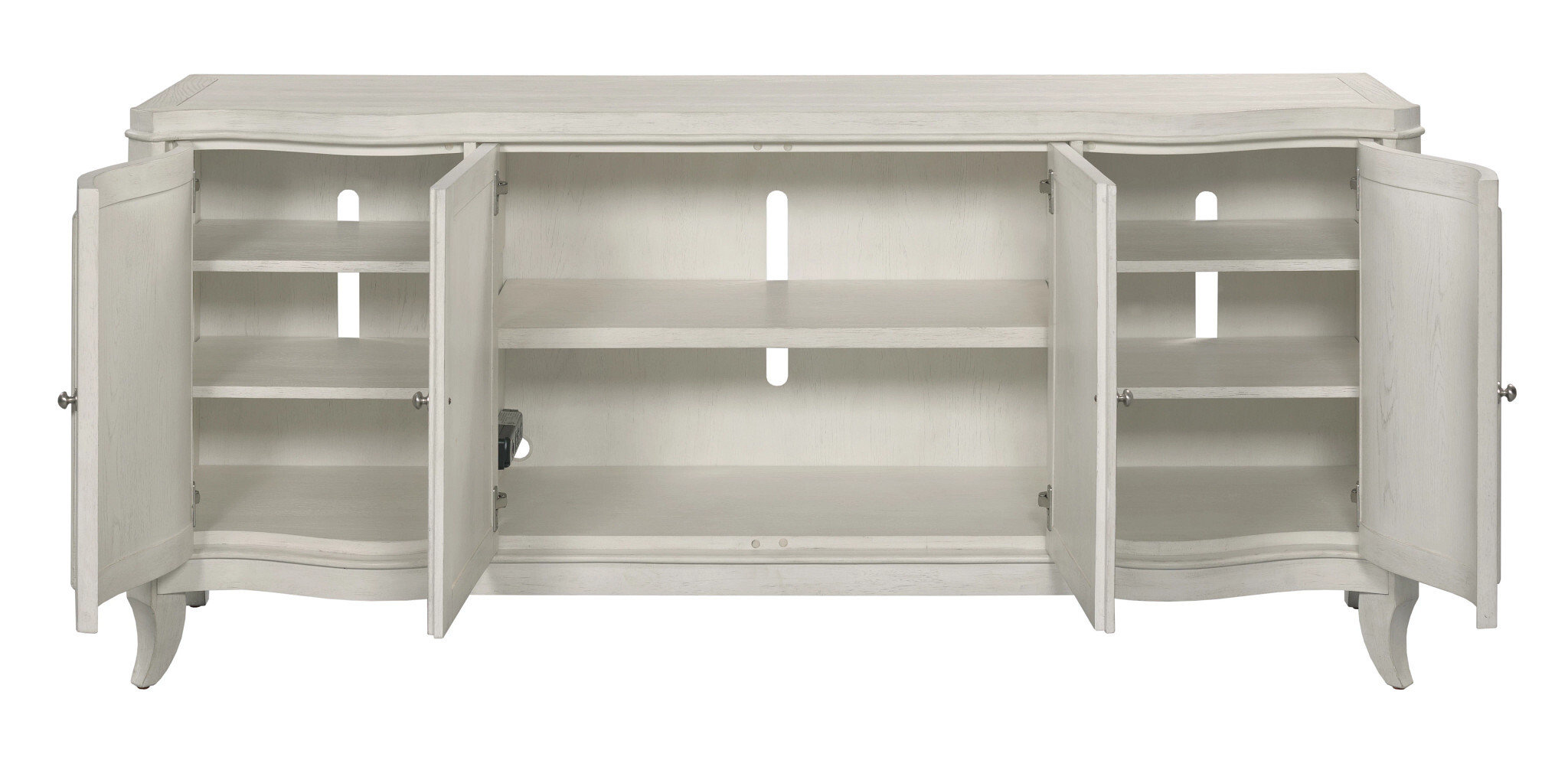 Harmony Angeline Wood Entertainment Console w/4 Drawers