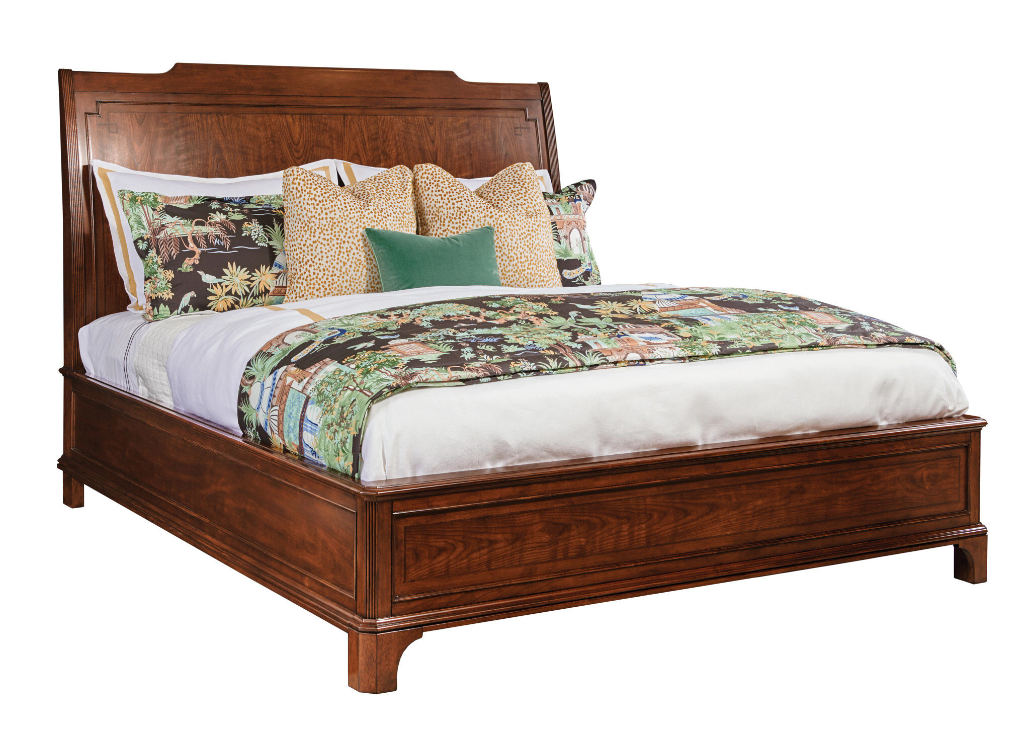 Addison Helmuth Wood Sleigh Bedroom Set