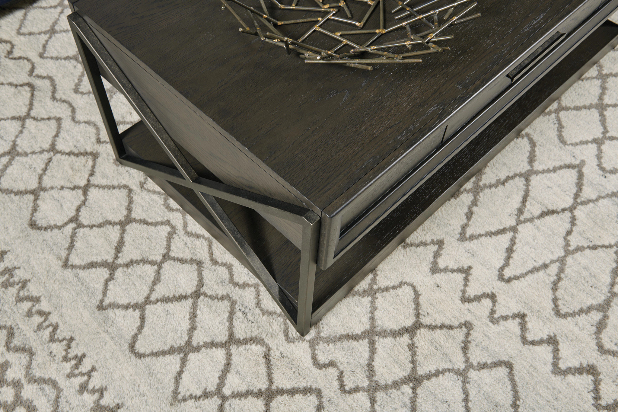Hammary Wood Coffee Table w/Drawer