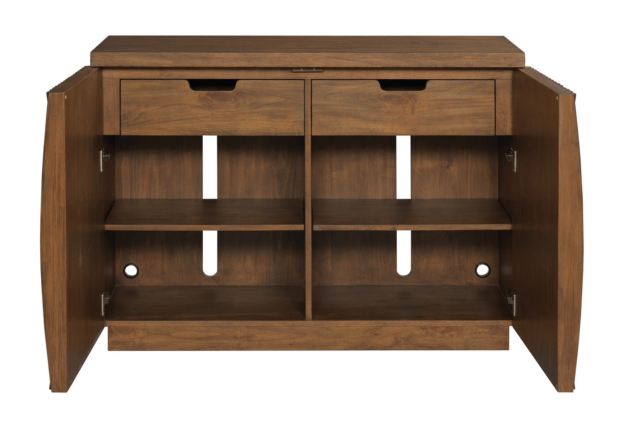 Hammary Wood 2-Door Accent Chest w/2 Drawers