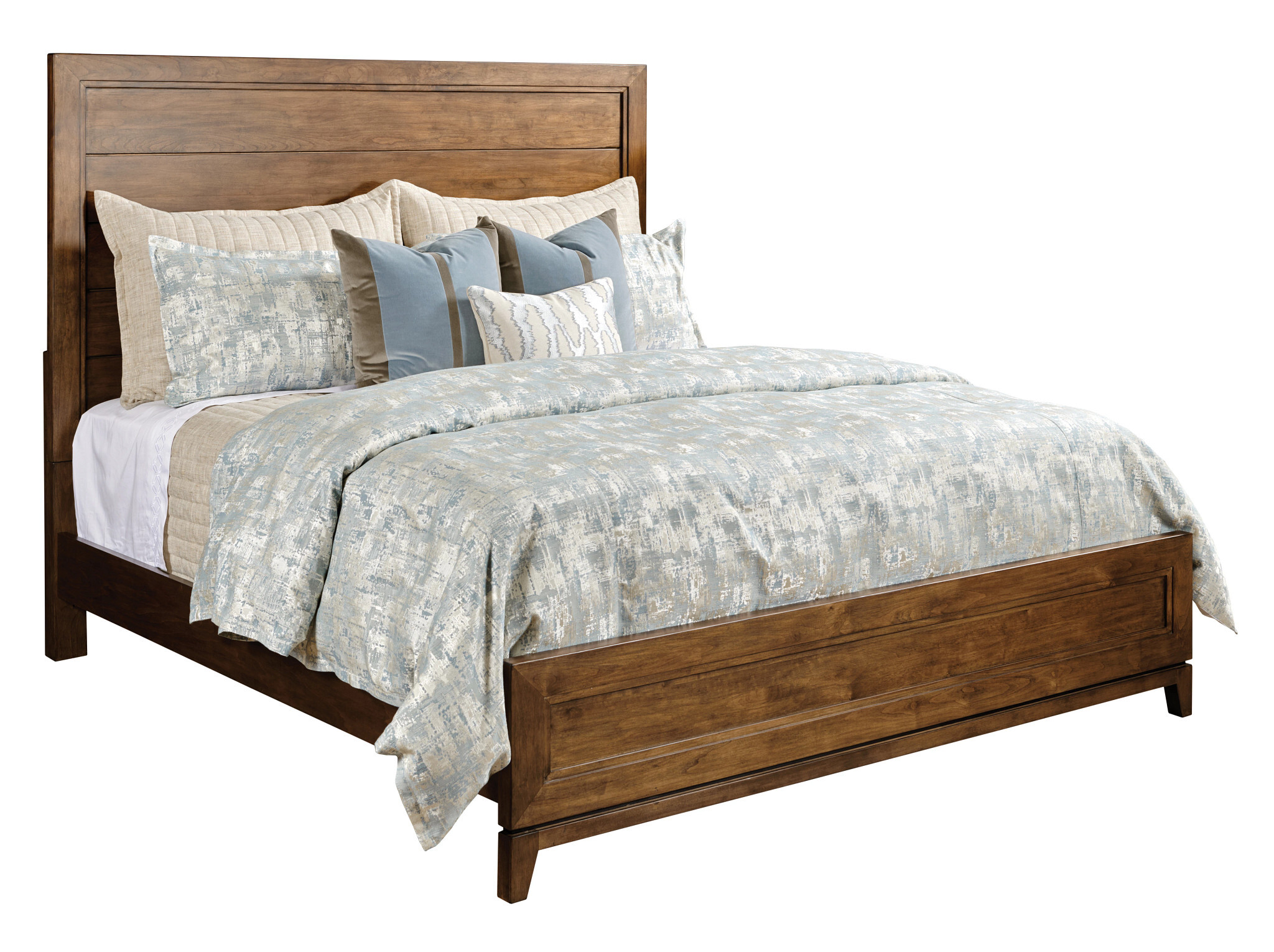 Abode Schafer Wood Panel Bedroom Set