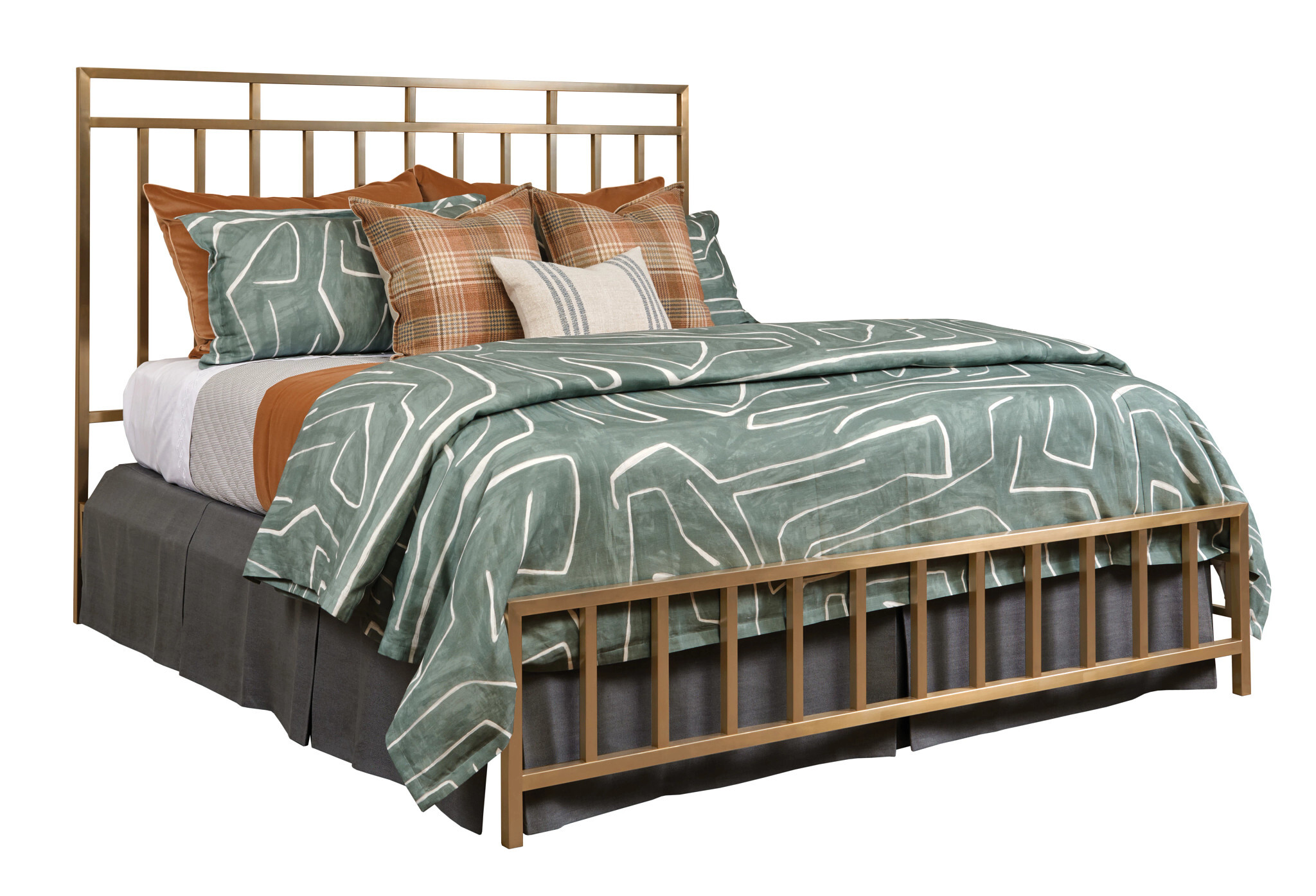 Aspire Metal Panel Bedroom Set