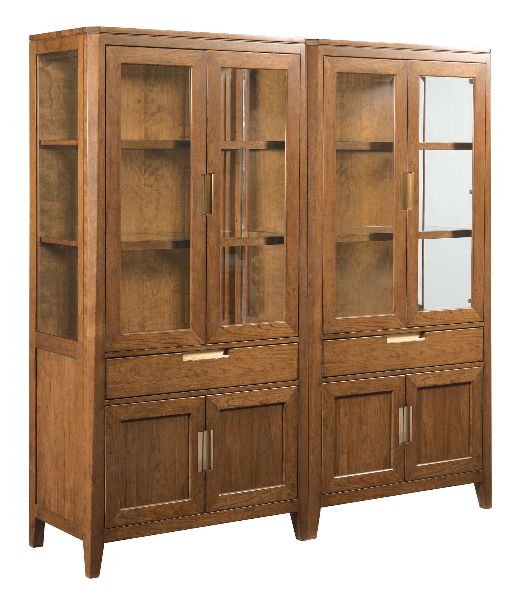 Aspire Edge/Contour Rectangular Wood Extendable Dining Room Set