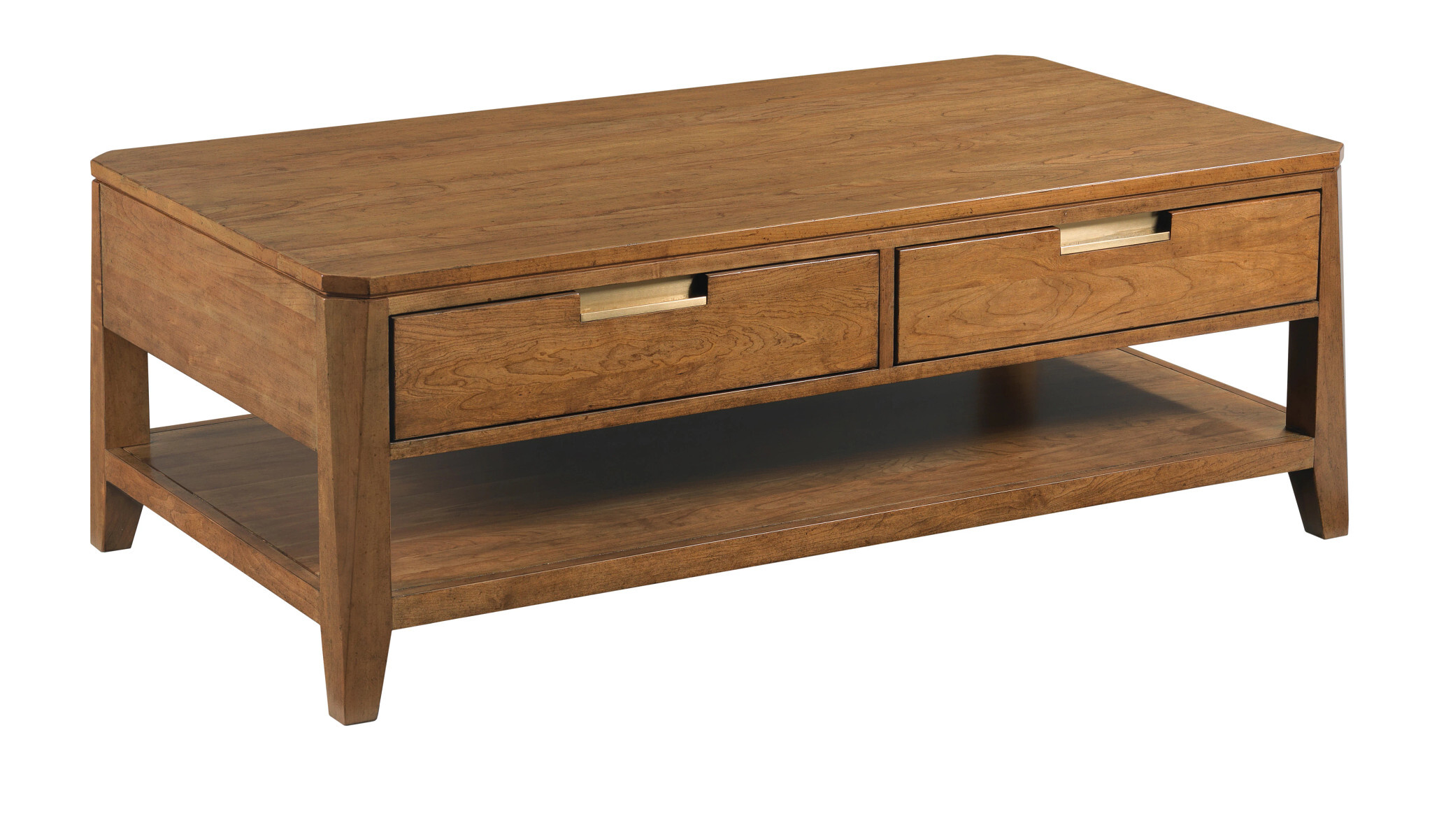 Aspire Profile Rectangular Wood Coffee Table Set