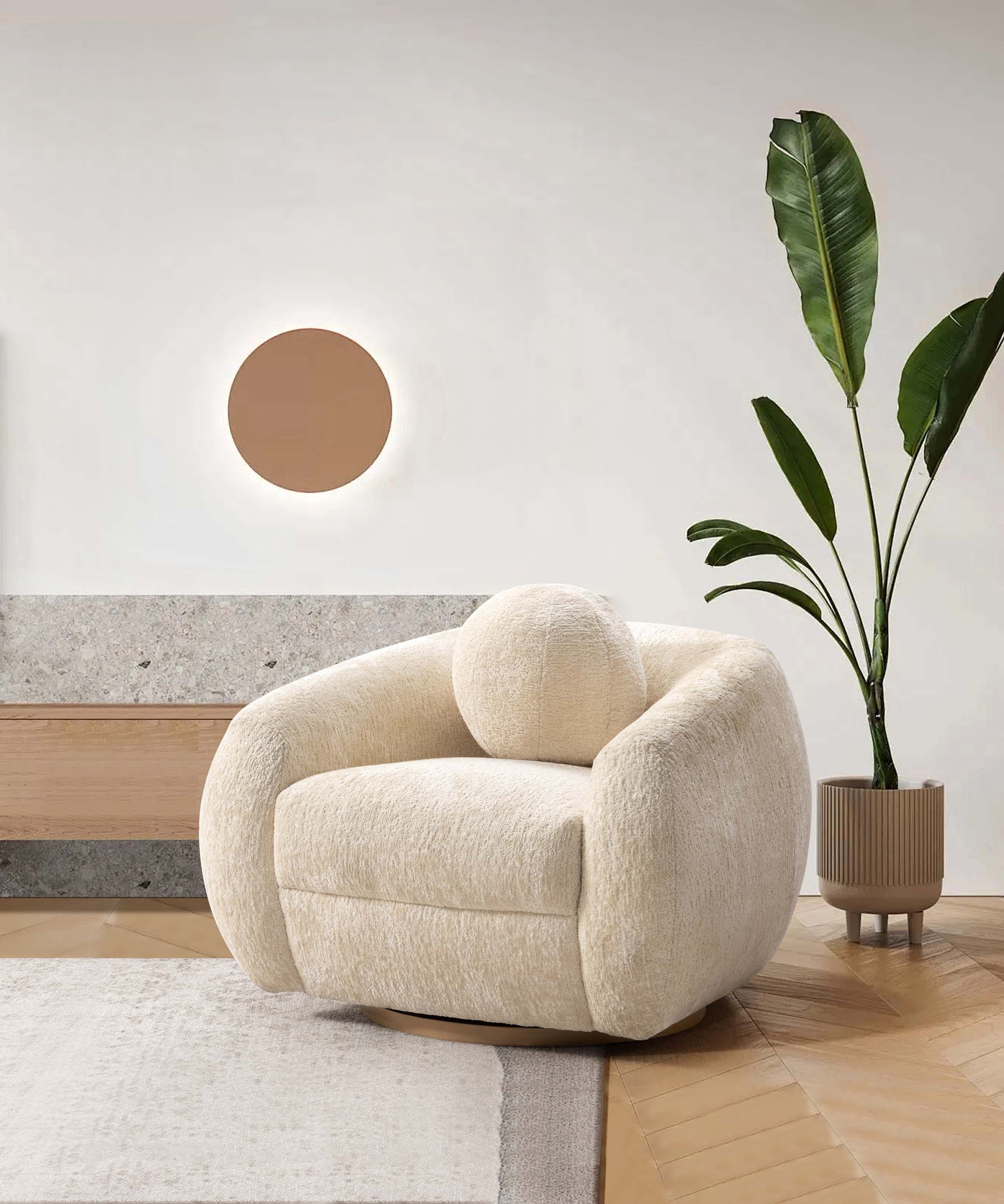 Tribeca Chenille Accent Armchair