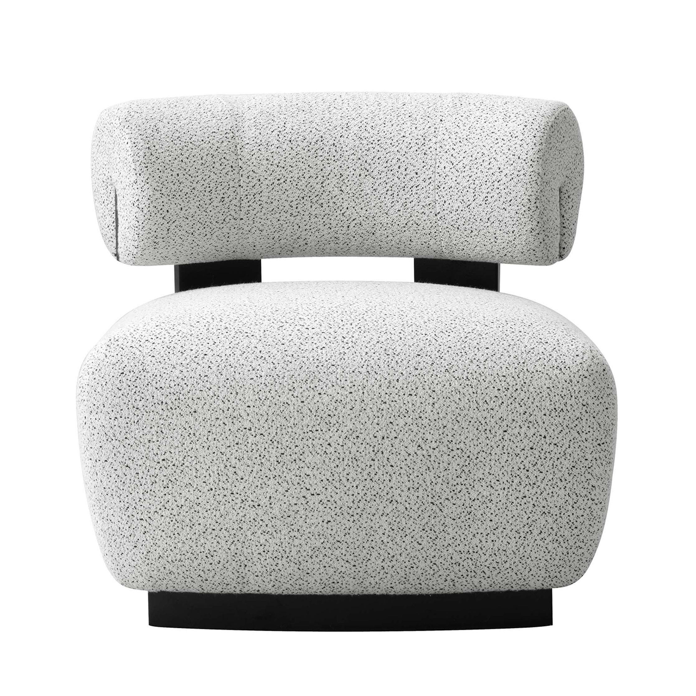Bartow Woven Fabric Accent Armchair