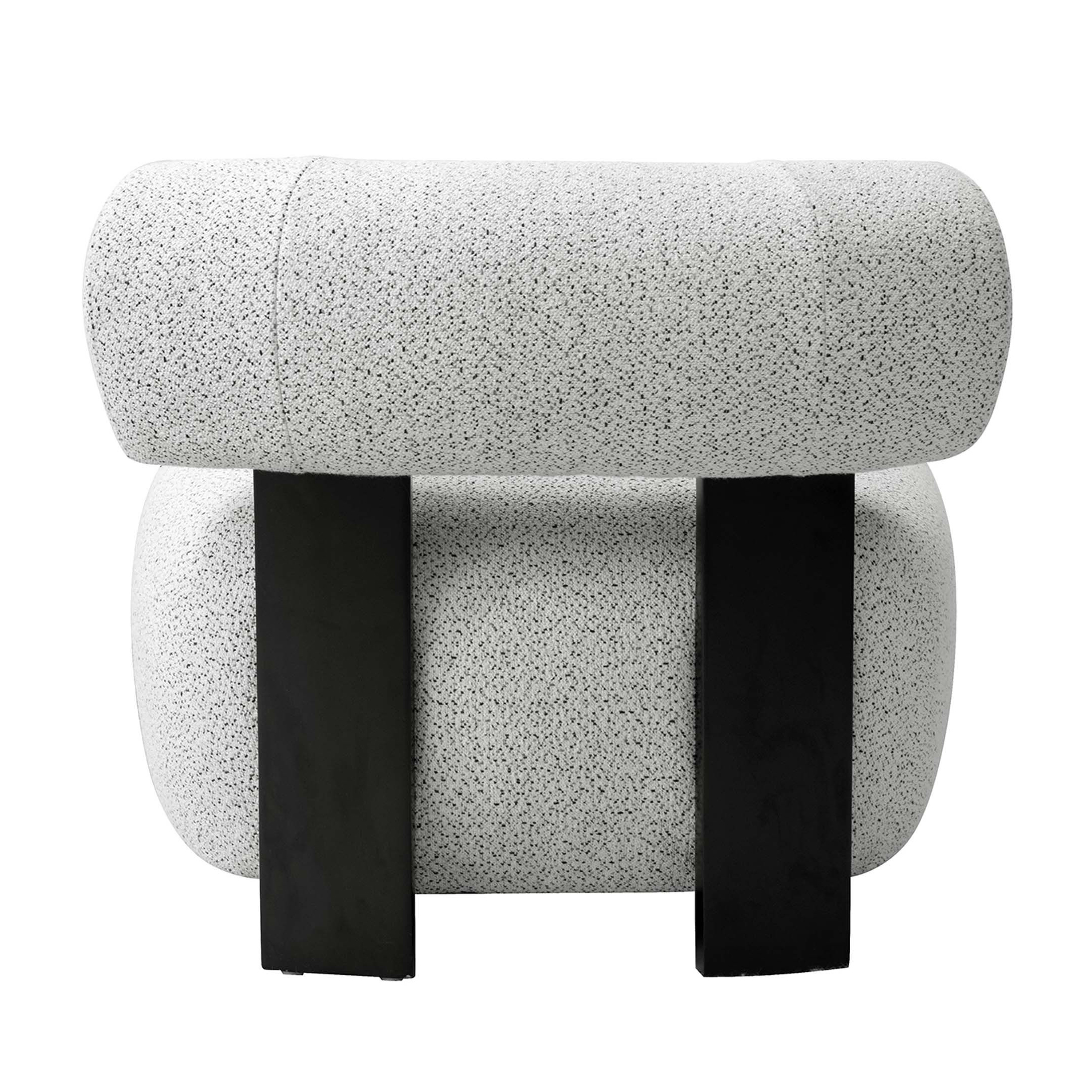 Bartow Woven Fabric Accent Armchair