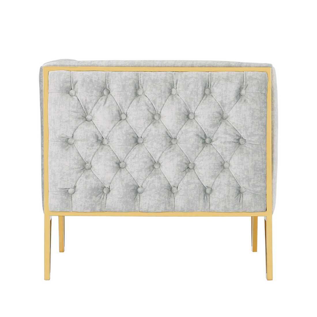Vector Velvet Accent Armchair