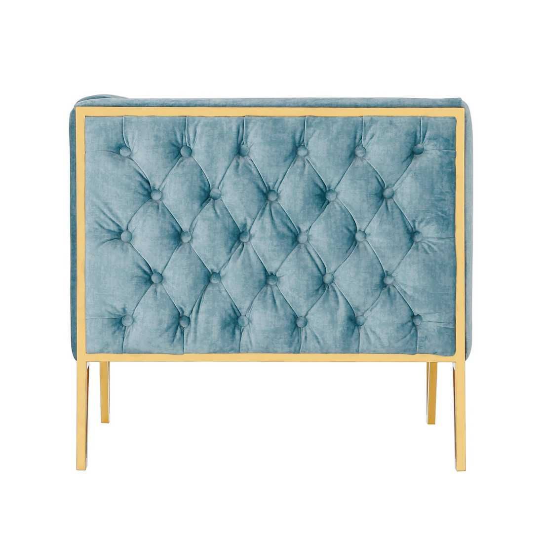 Vector Velvet Accent Armchair