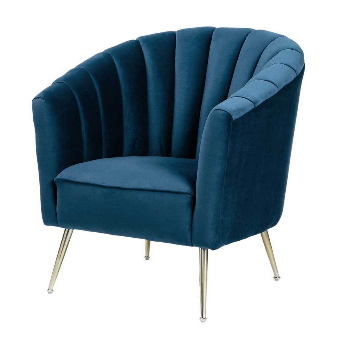 Rosemont Velvet Accent Armchair