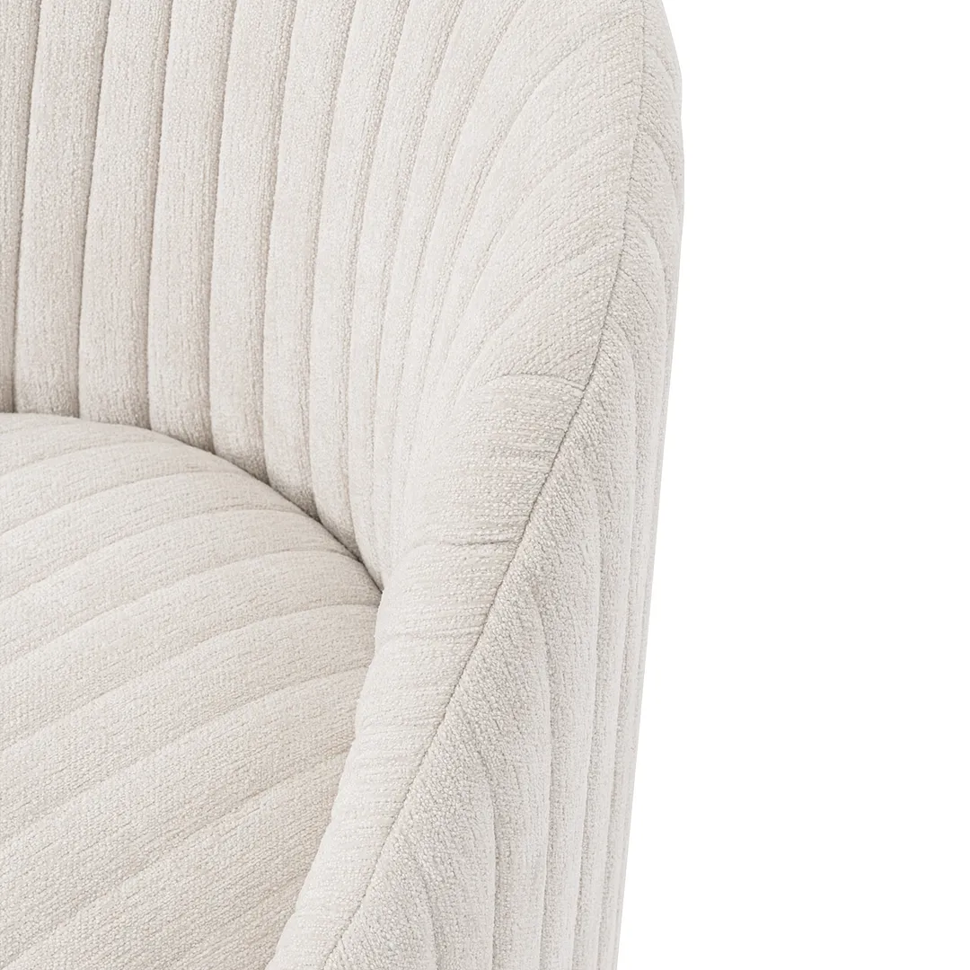 Leela Swivel Chenille Accent Chair 