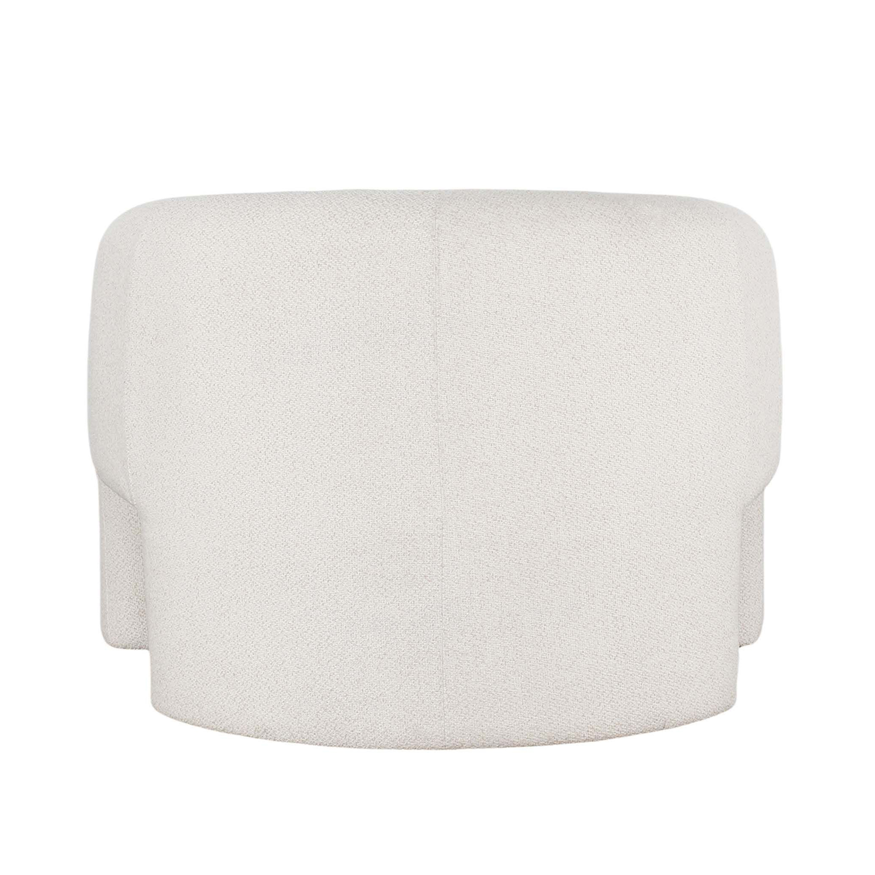 Sylvia Tweed Accent Armchair w/Accent Pillow