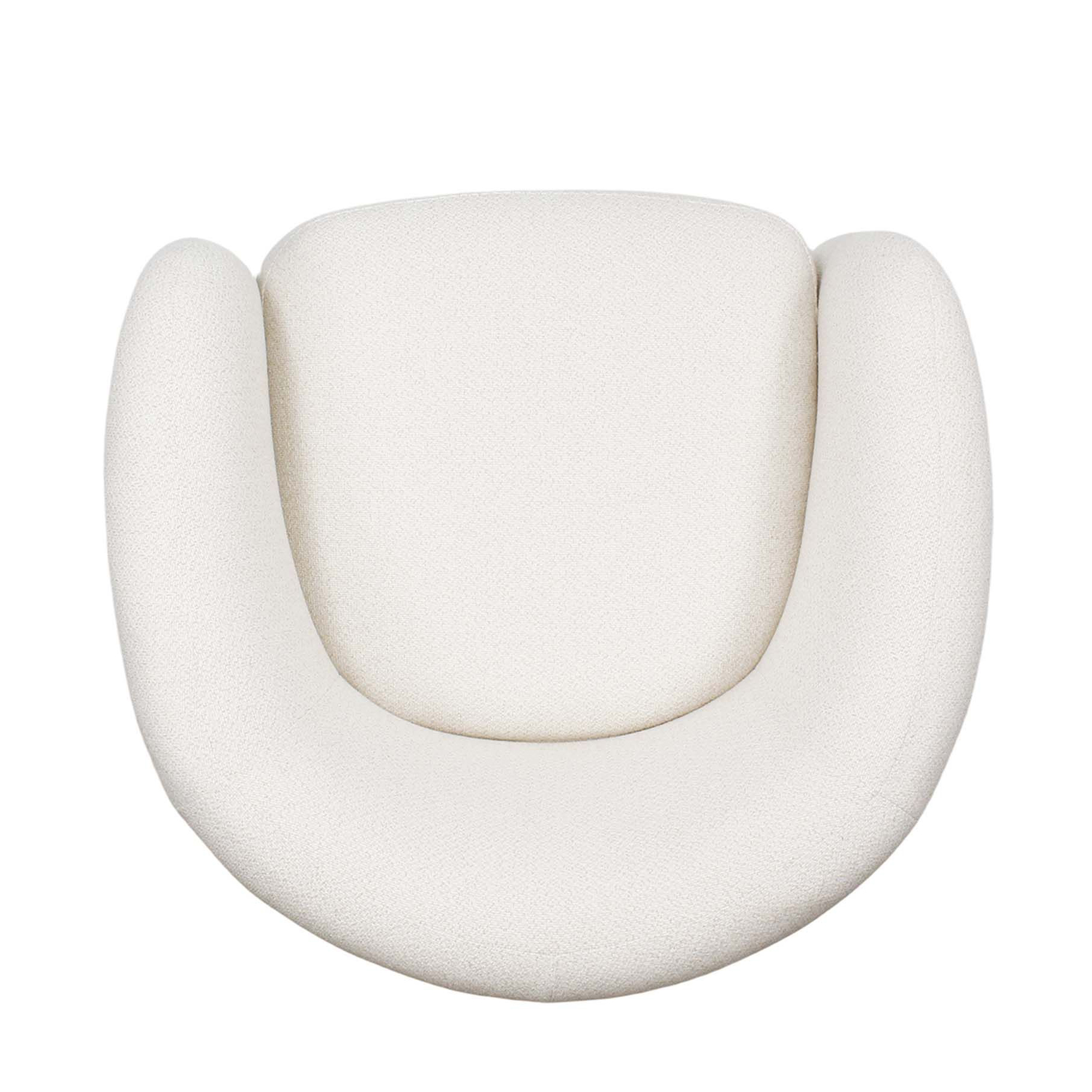 Sylvia Tweed Accent Armchair w/Accent Pillow