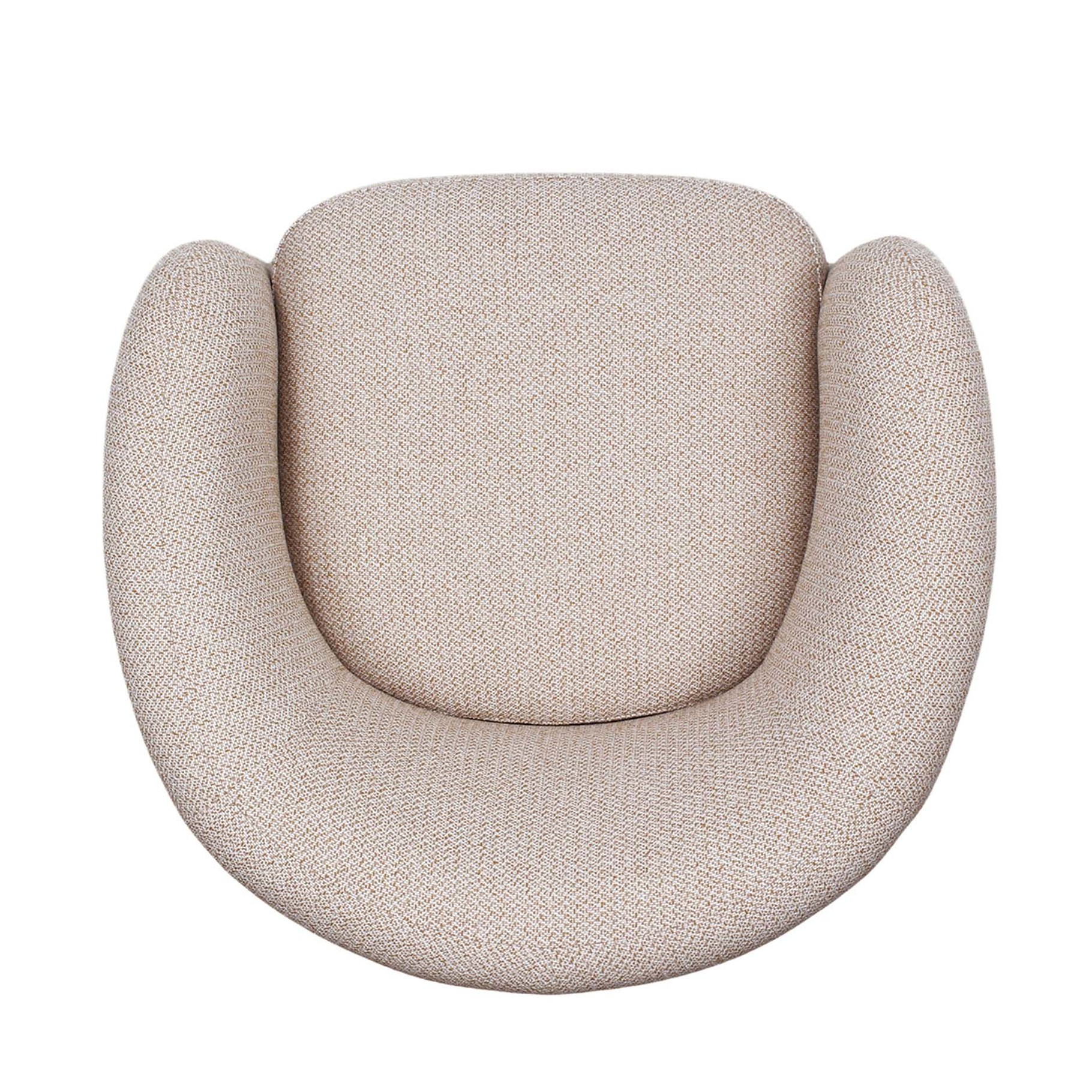 Sylvia Tweed Accent Armchair w/Accent Pillow