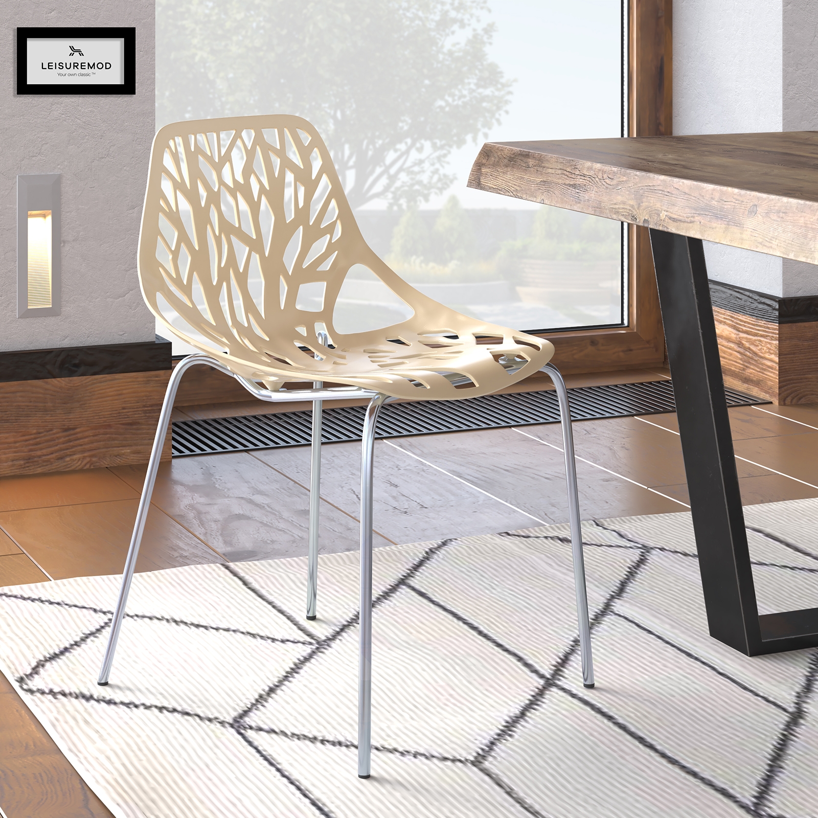 Asbury Polypropylene Dining Chair (Set of 2)