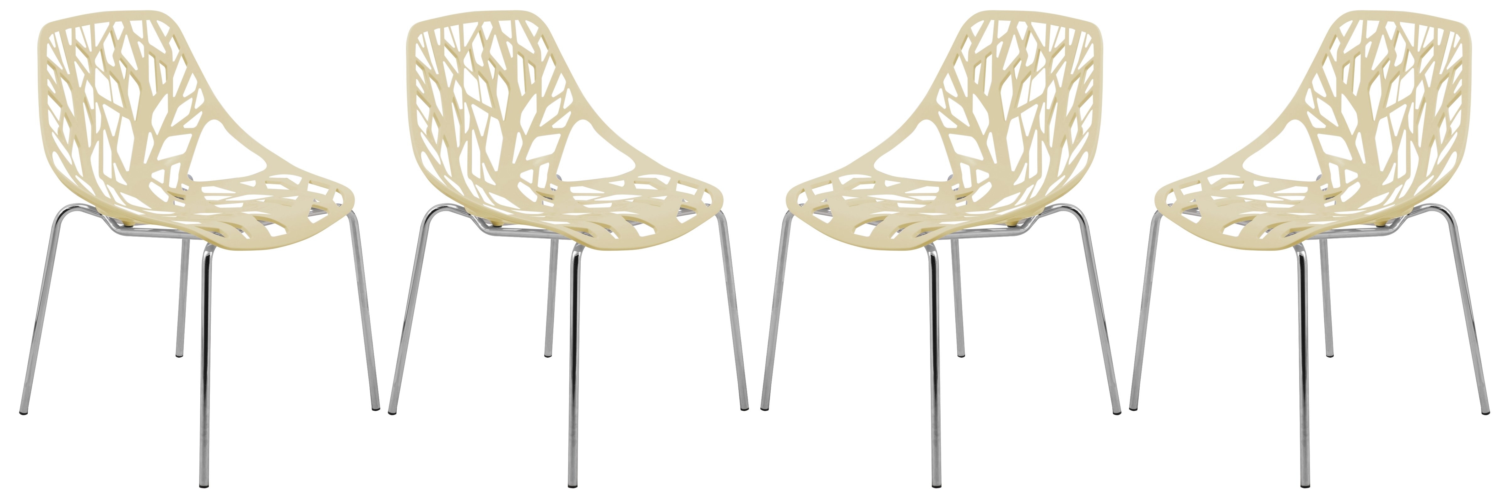 Asbury Polypropylene Dining Chair (Set of 4)