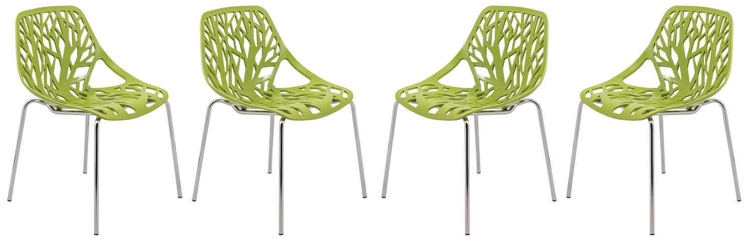 Asbury Polypropylene Dining Chair (Set of 4)