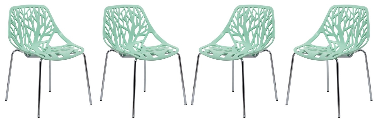 Asbury Polypropylene Dining Chair (Set of 4)