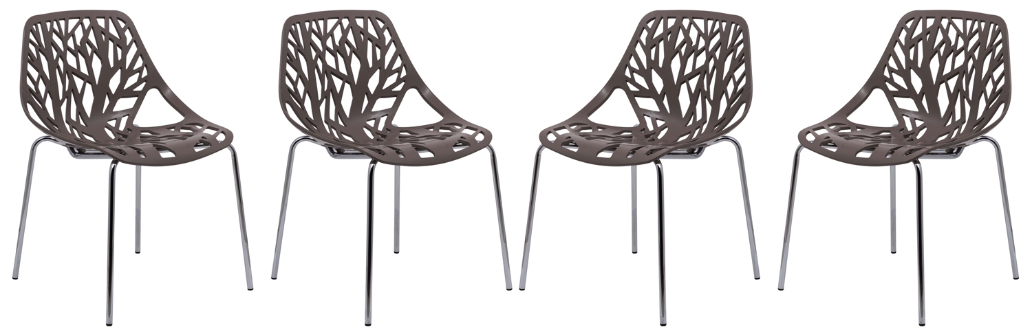 Asbury Polypropylene Dining Chair (Set of 4)