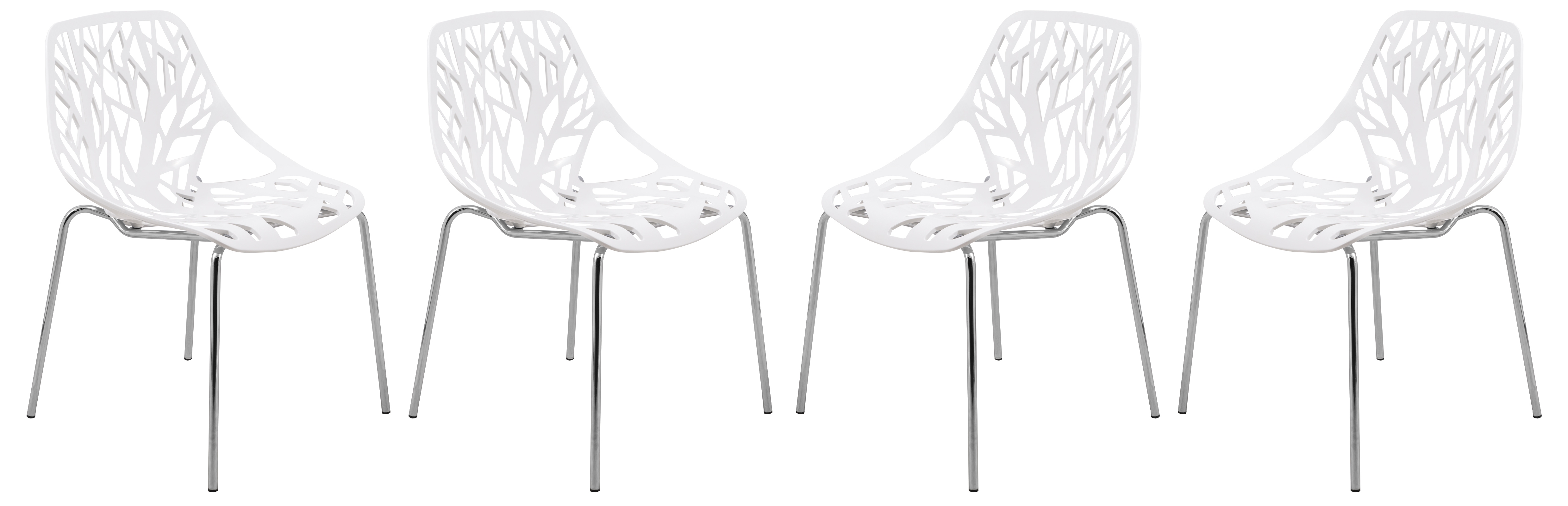Asbury Polypropylene Dining Chair (Set of 4)