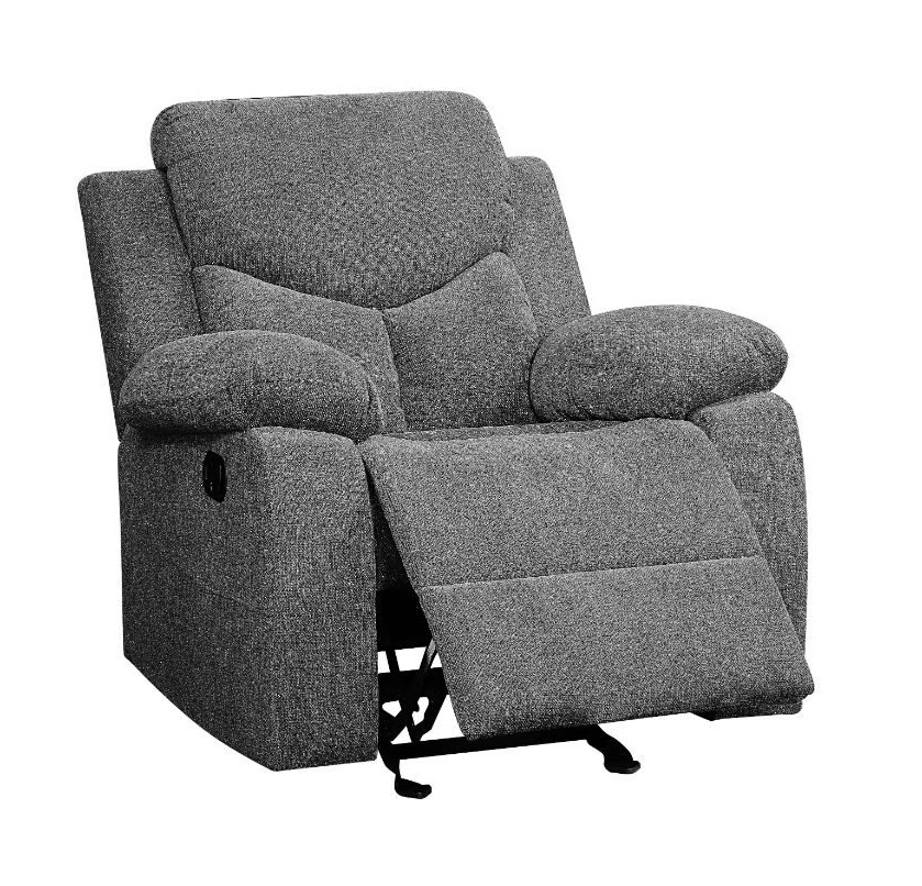 Tanya Grey Fabric Electric Recliner Armchair