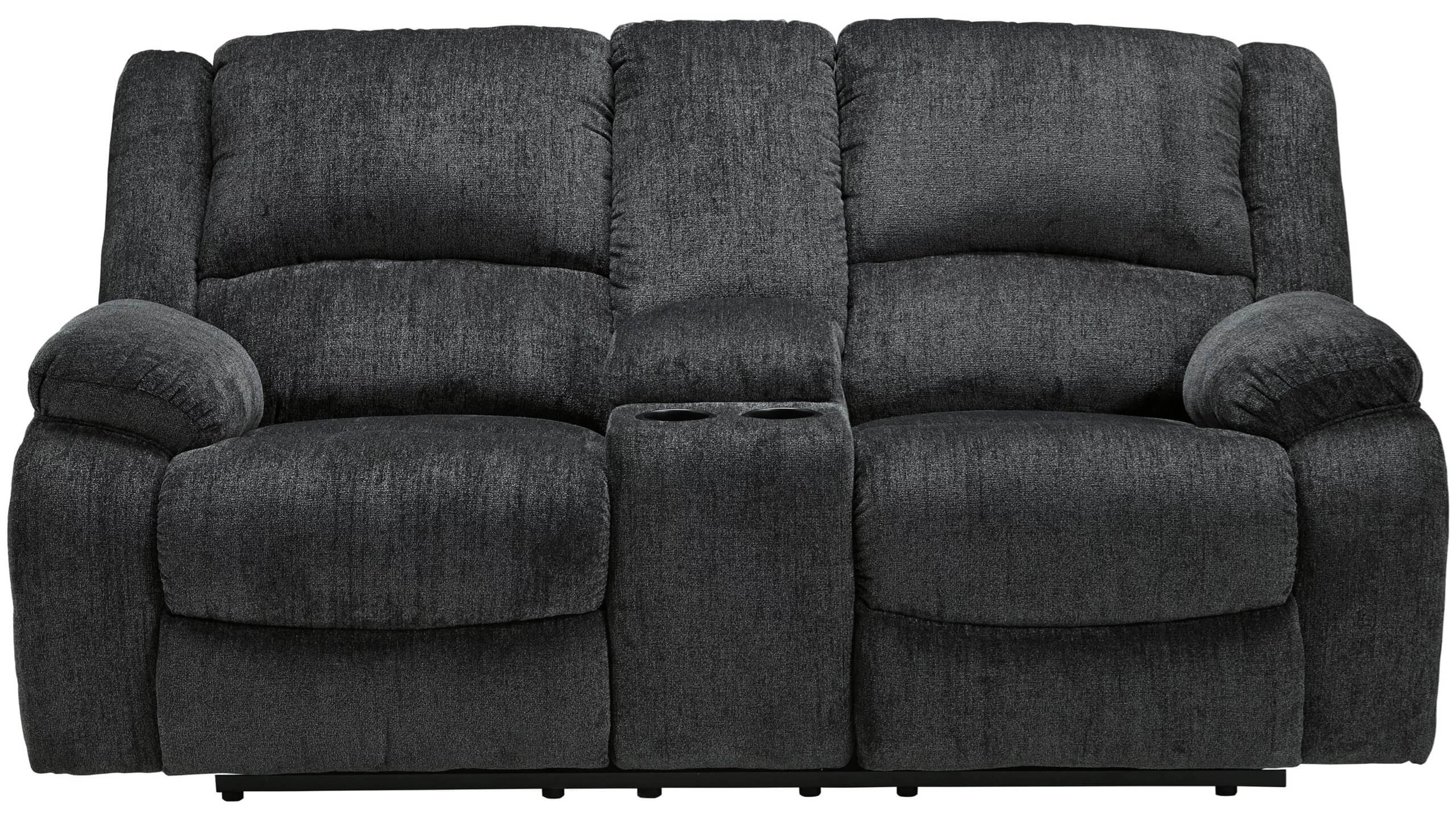 Draycoll Polyester Manual Reclining Living Room Set