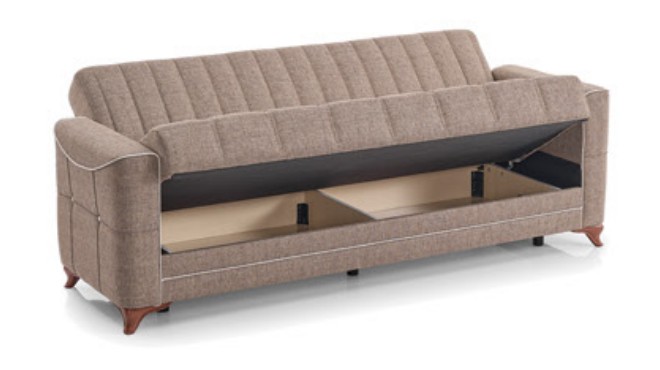 Ace Polyester Convertible Storage Living Room Set