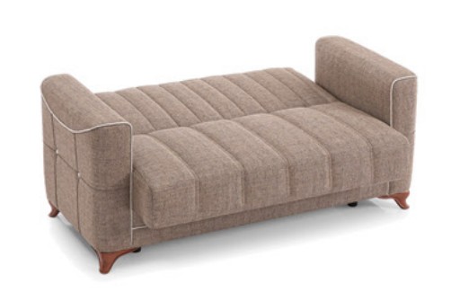 Ace Polyester Convertible Storage Loveseat
