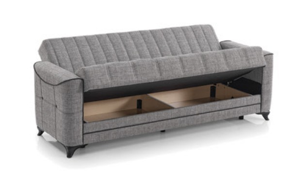 Ace Polyester Convertible Storage Living Room Set