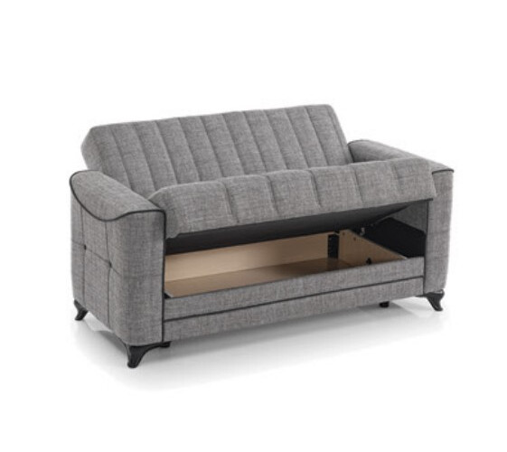 Ace Polyester Convertible Storage Living Room Set