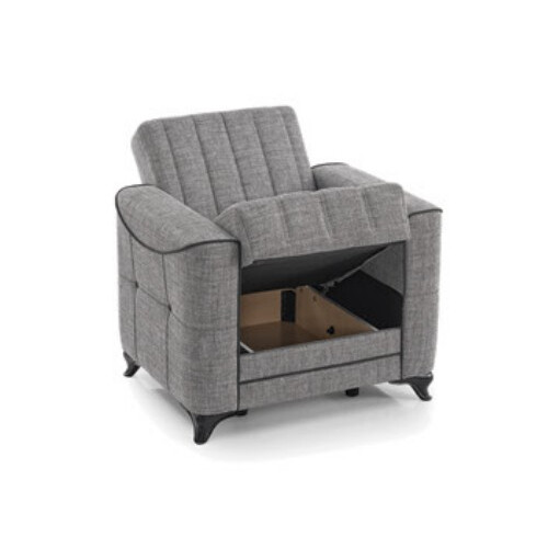 Ace Polyester Convertible Storage Living Room Set