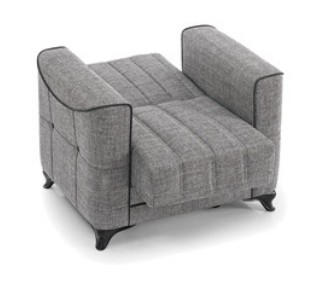 Ace Polyester Convertible Storage Living Room Set