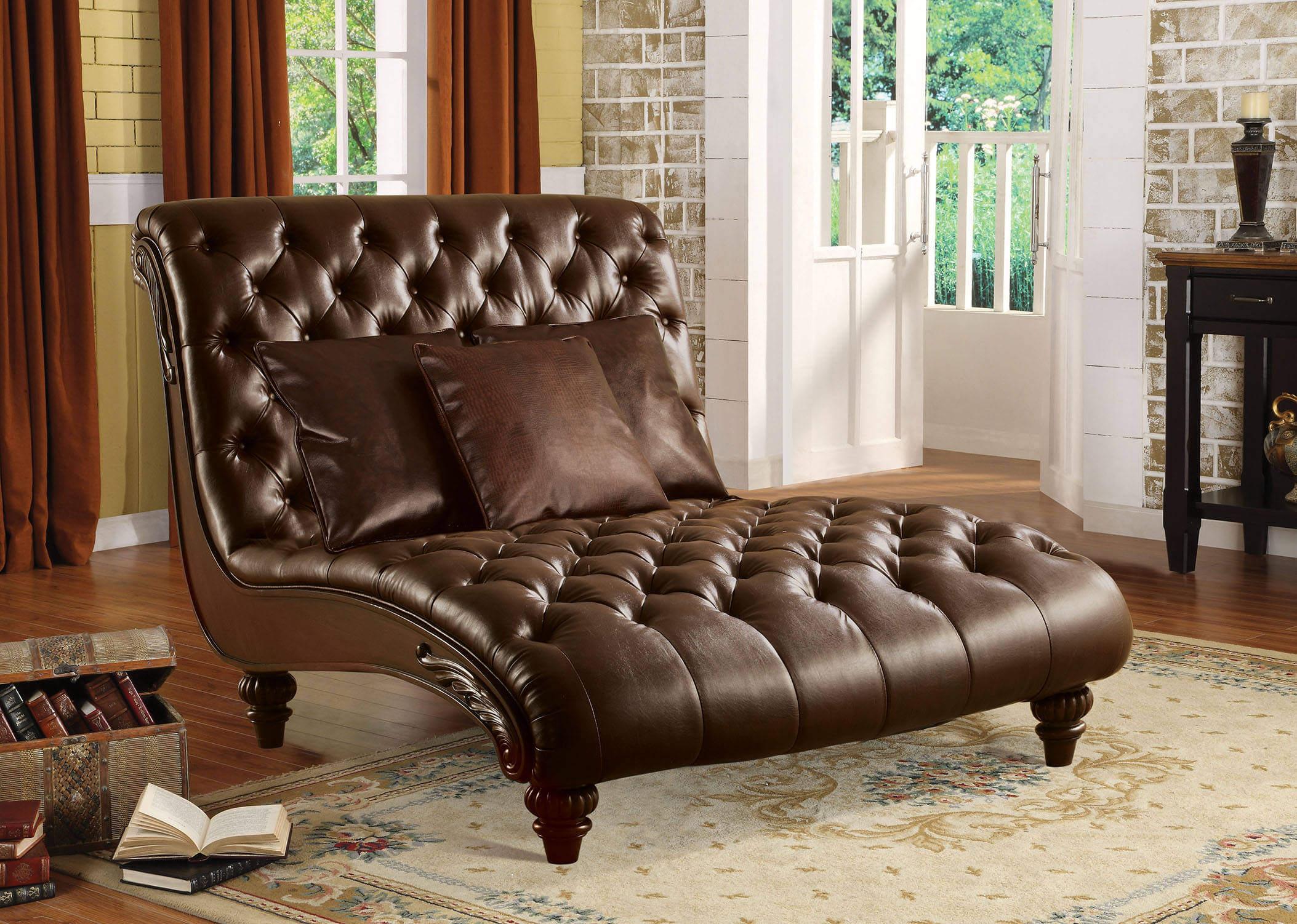 Anondale Chaise by Acme Furniture