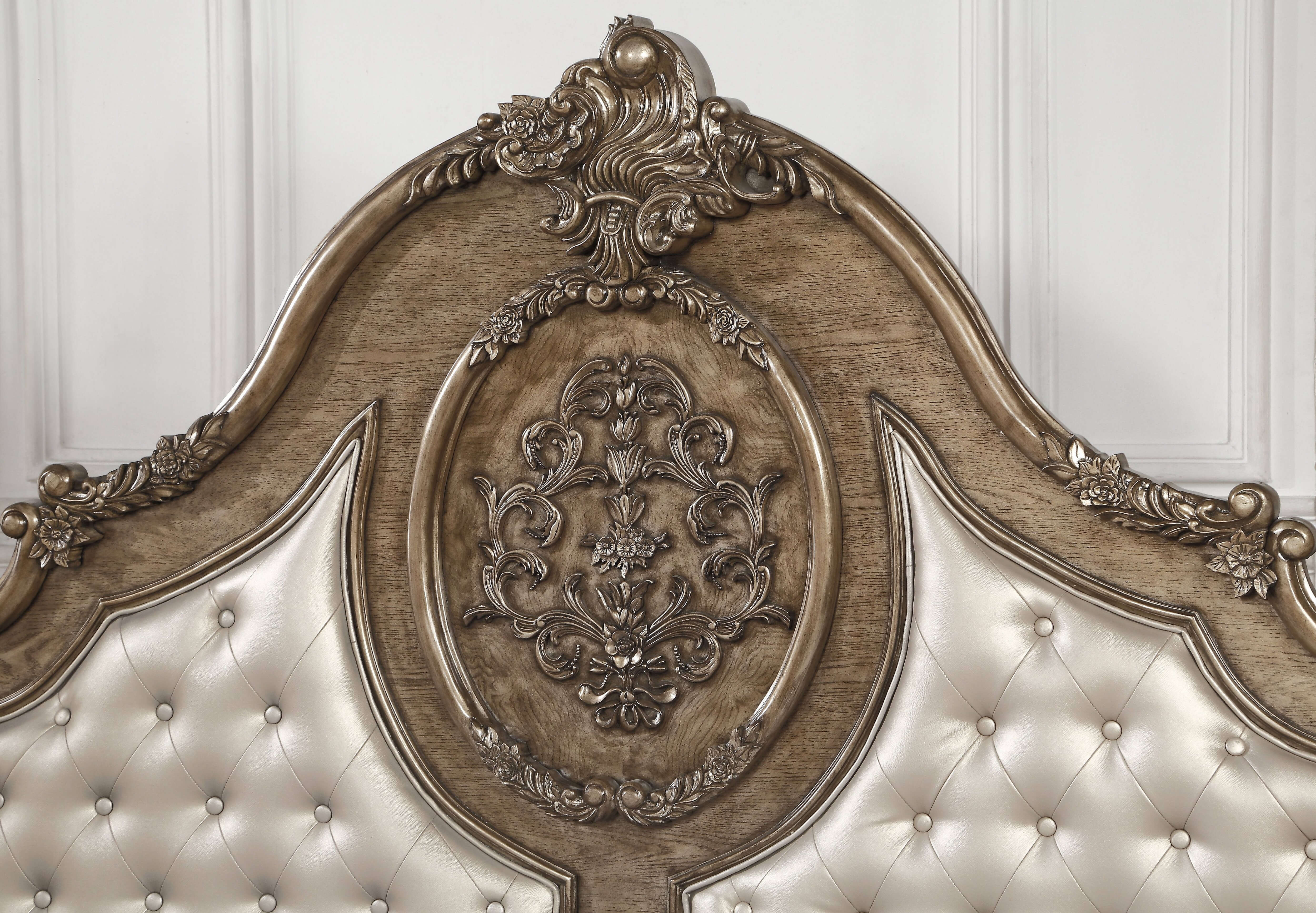 Ragenardus PU Tufted Panel California King Size Bed