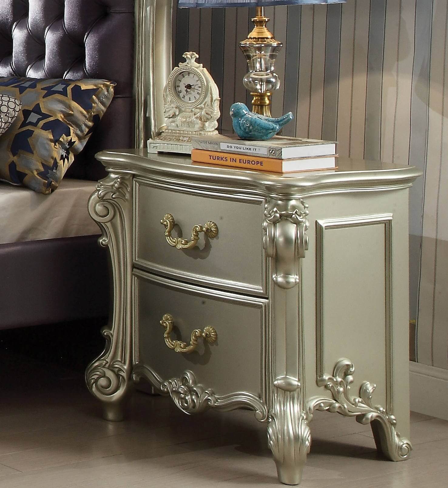Vendome Wood Nightstand by Acme Furniture